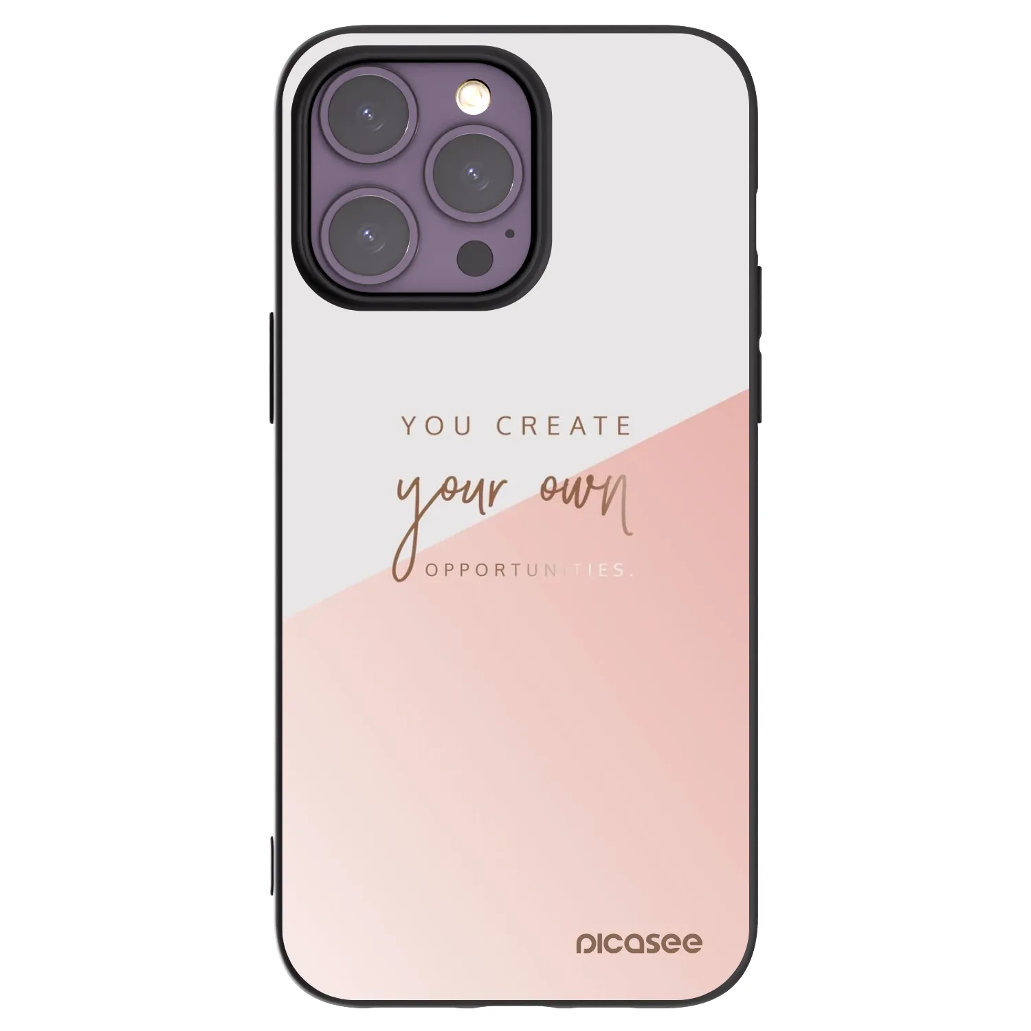 Picasee silikonski črni ovitek za Apple iPhone 14 Pro Max - You create your own opportunities