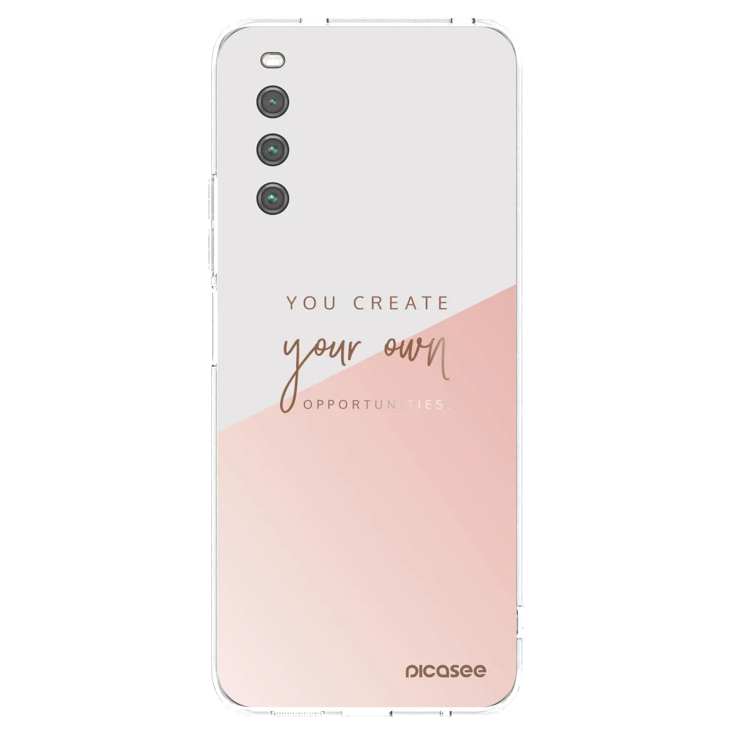 Picasee silikonski prozorni ovitek za Sony Xperia 10 IV 5G - You create your own opportunities