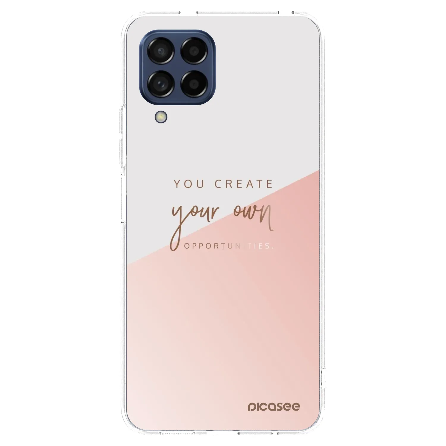 Picasee silikonski prozorni ovitek za Samsung Galaxy M53 5G - You create your own opportunities