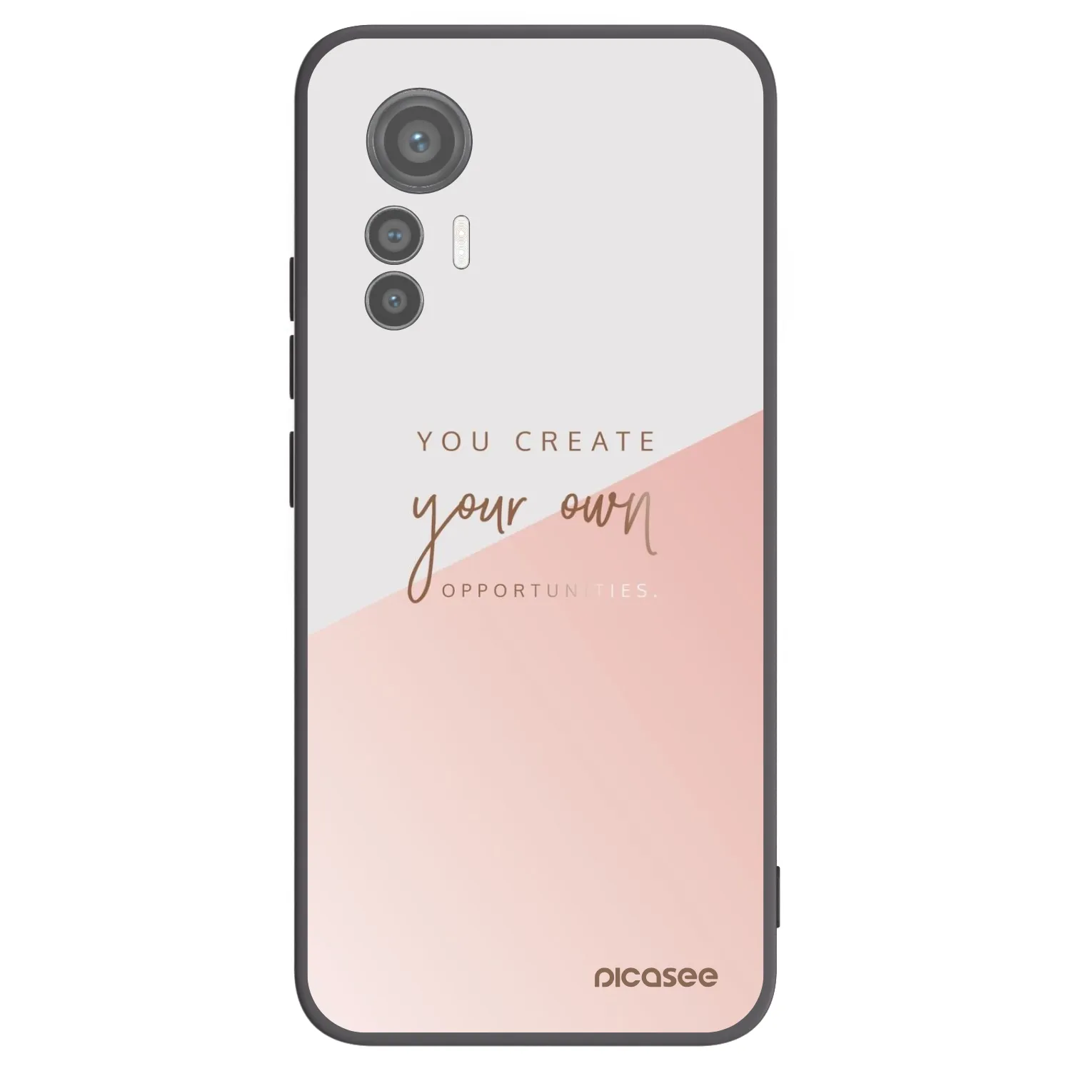 Picasee silikonski črni ovitek za Xiaomi 12 Lite - You create your own opportunities