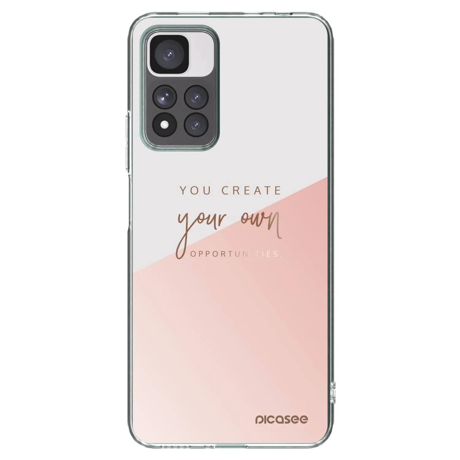 Picasee silikonski prozorni ovitek za Xiaomi Redmi Note 11 Pro+ 5G - You create your own opportunities