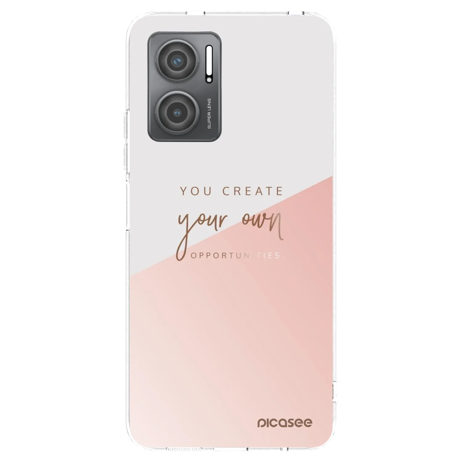 Picasee silikonski prozorni ovitek za Xiaomi Redmi 10 5G - You create your own opportunities