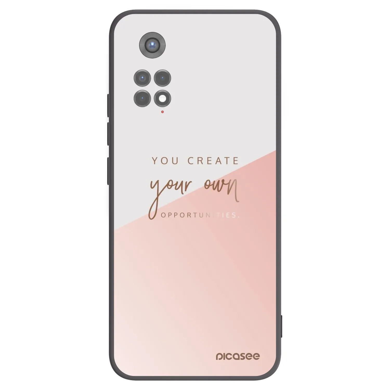 Picasee silikonski črni ovitek za Xiaomi Redmi Note 11S 5G - You create your own opportunities