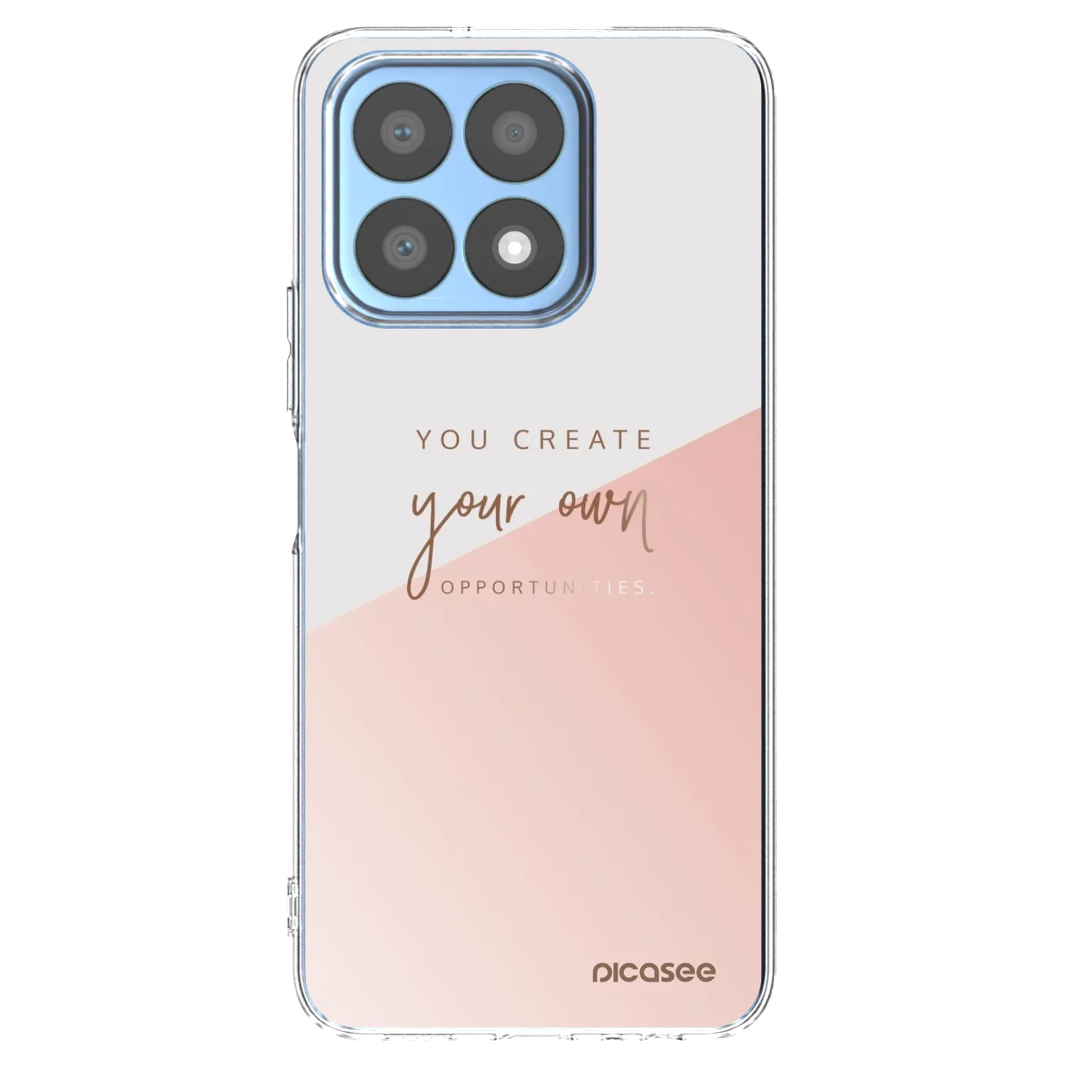 Picasee silikonski prozorni ovitek za Honor X8a - You create your own opportunities