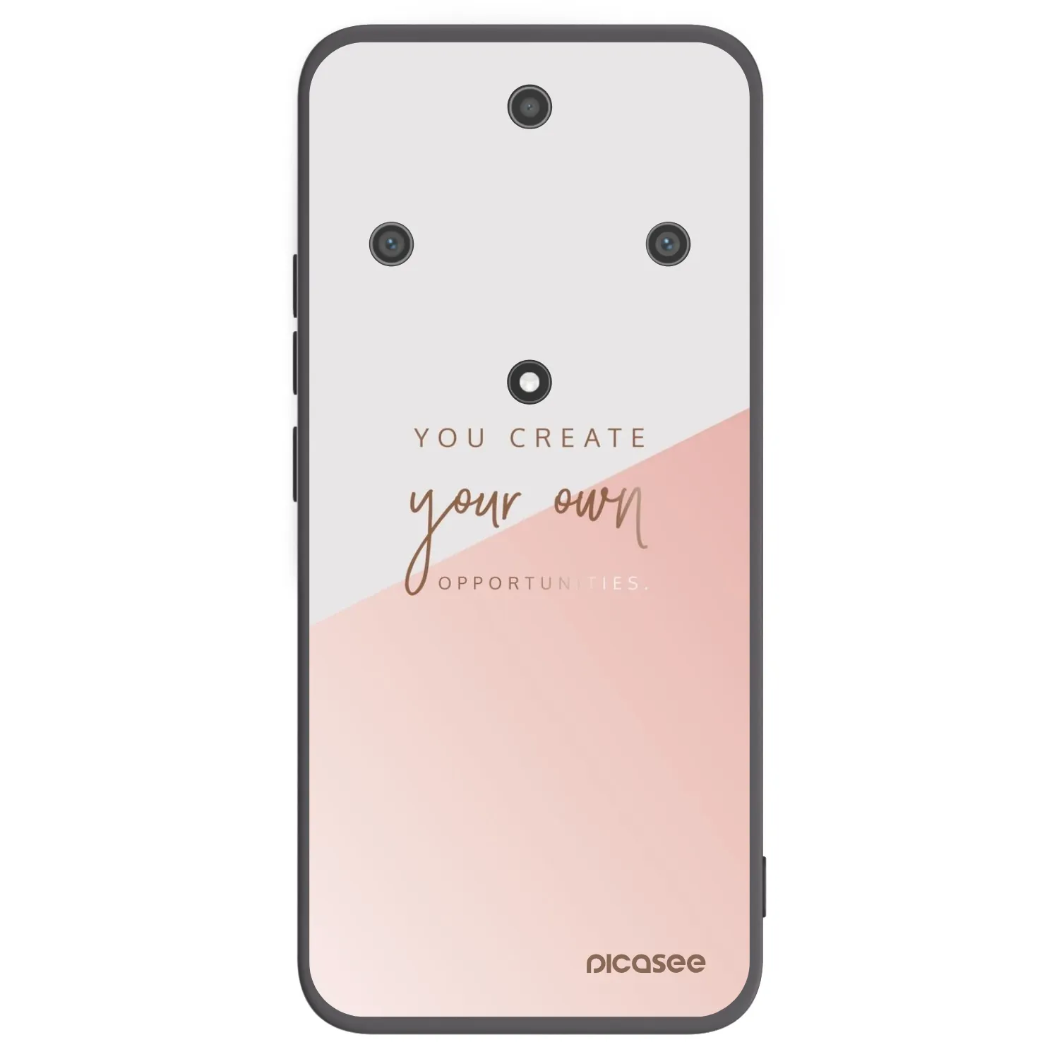 Picasee silikonski črni ovitek za Honor Magic5 Lite 5G - You create your own opportunities