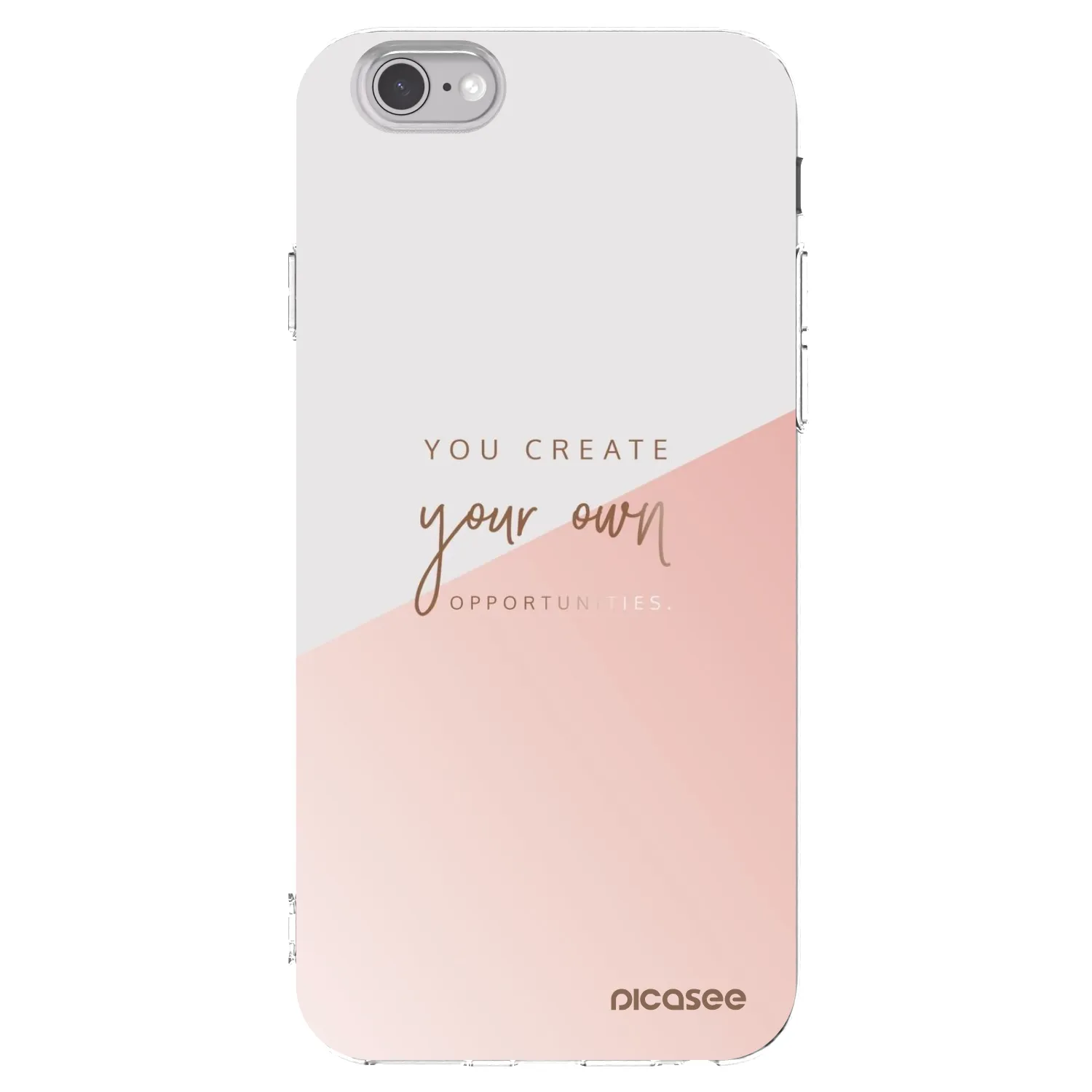 Picasee silikonski prozorni ovitek za Apple iPhone 6/6S - You create your own opportunities