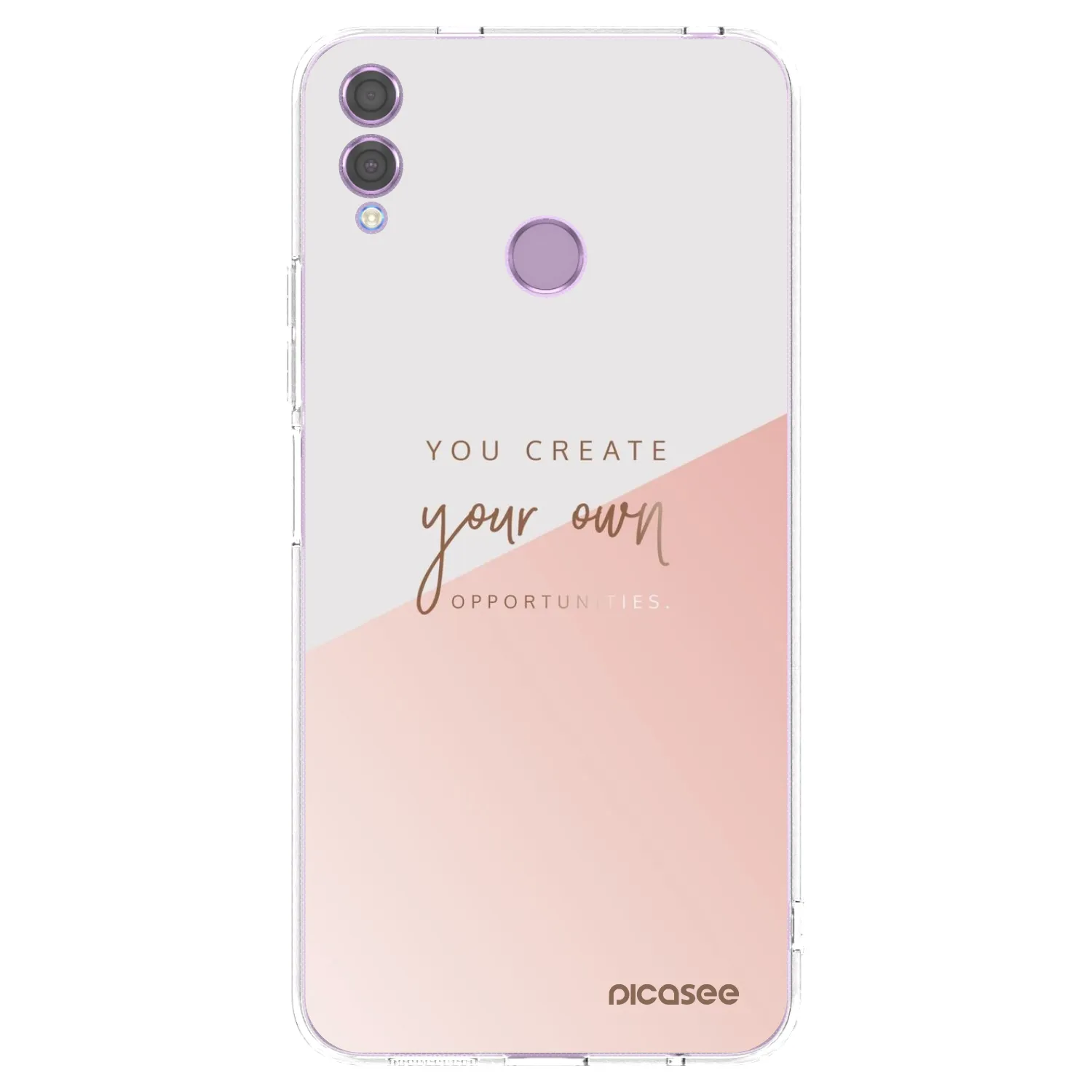Picasee silikonski prozorni ovitek za Honor 8X - You create your own opportunities