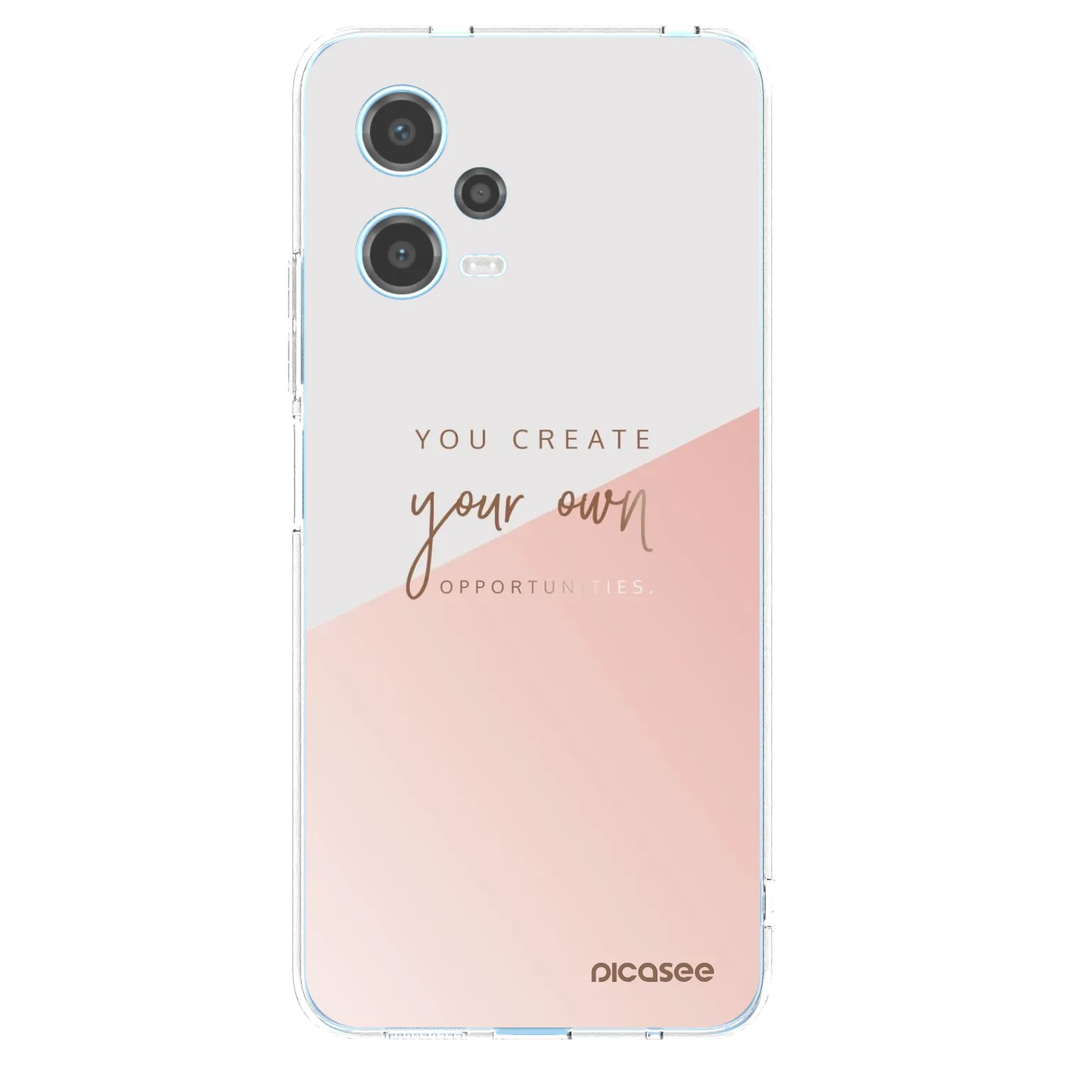 Picasee silikonski prozorni ovitek za Xiaomi Redmi Note 12 5G - You create your own opportunities
