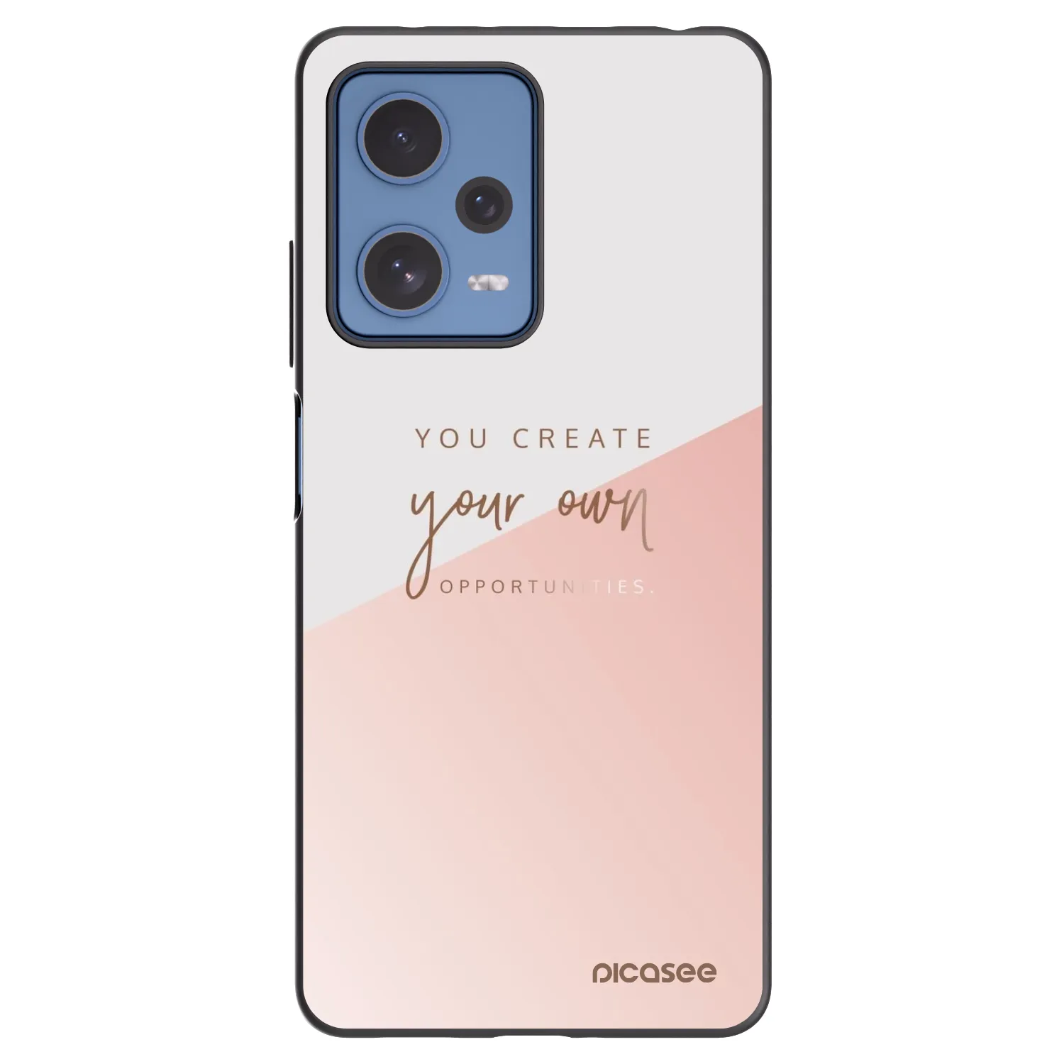 Picasee silikonski črni ovitek za Xiaomi Redmi Note 12 Pro 5G - You create your own opportunities