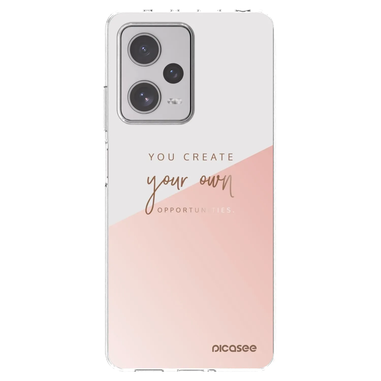 Picasee silikonski prozorni ovitek za Xiaomi Redmi Note 12 Pro+ 5G - You create your own opportunities