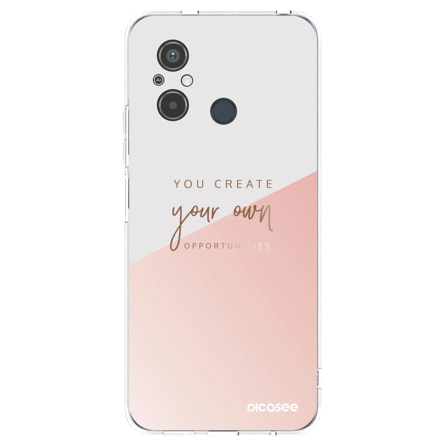 Picasee silikonski prozorni ovitek za Xiaomi Redmi 12C - You create your own opportunities