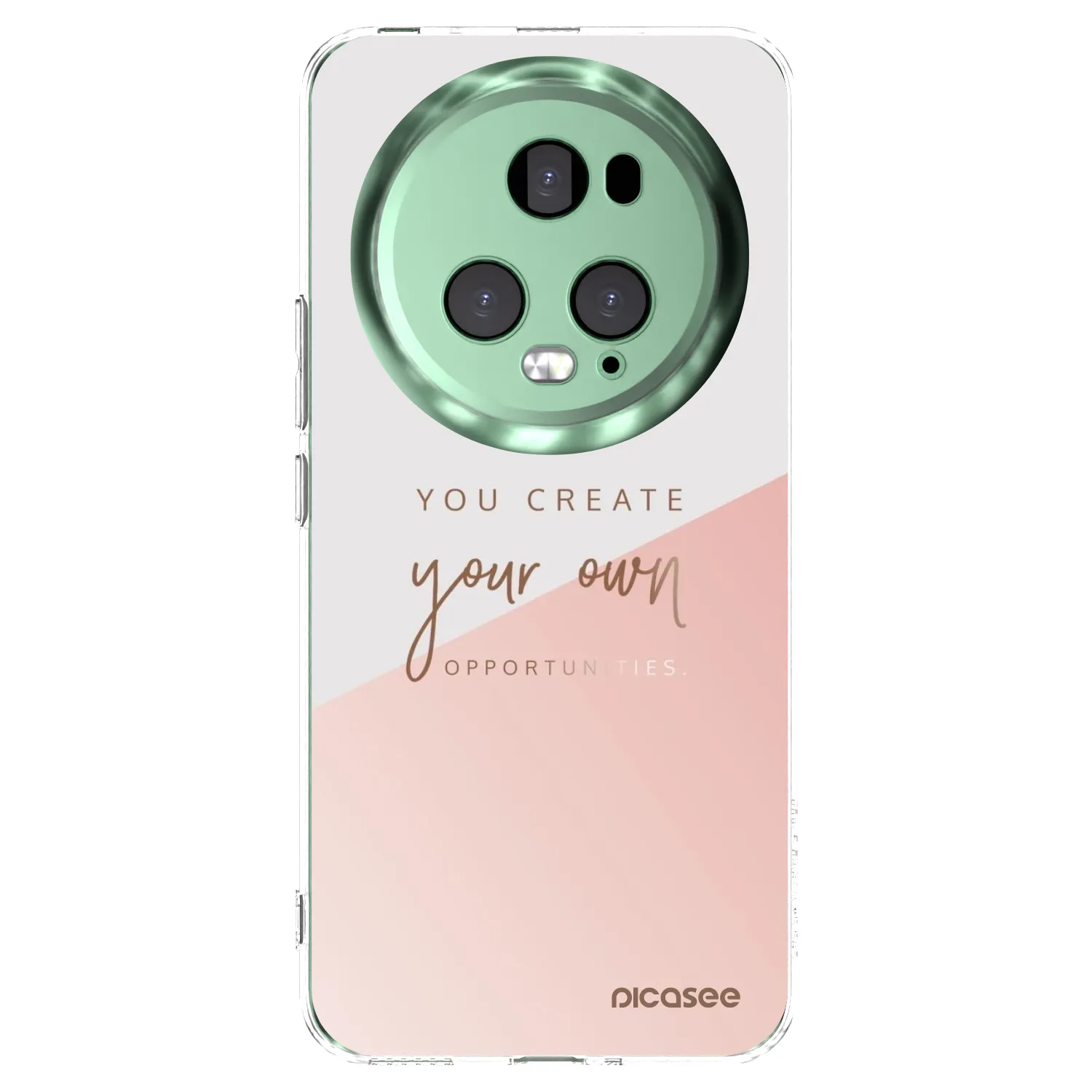 Picasee silikonski prozorni ovitek za Honor Magic5 Pro - You create your own opportunities