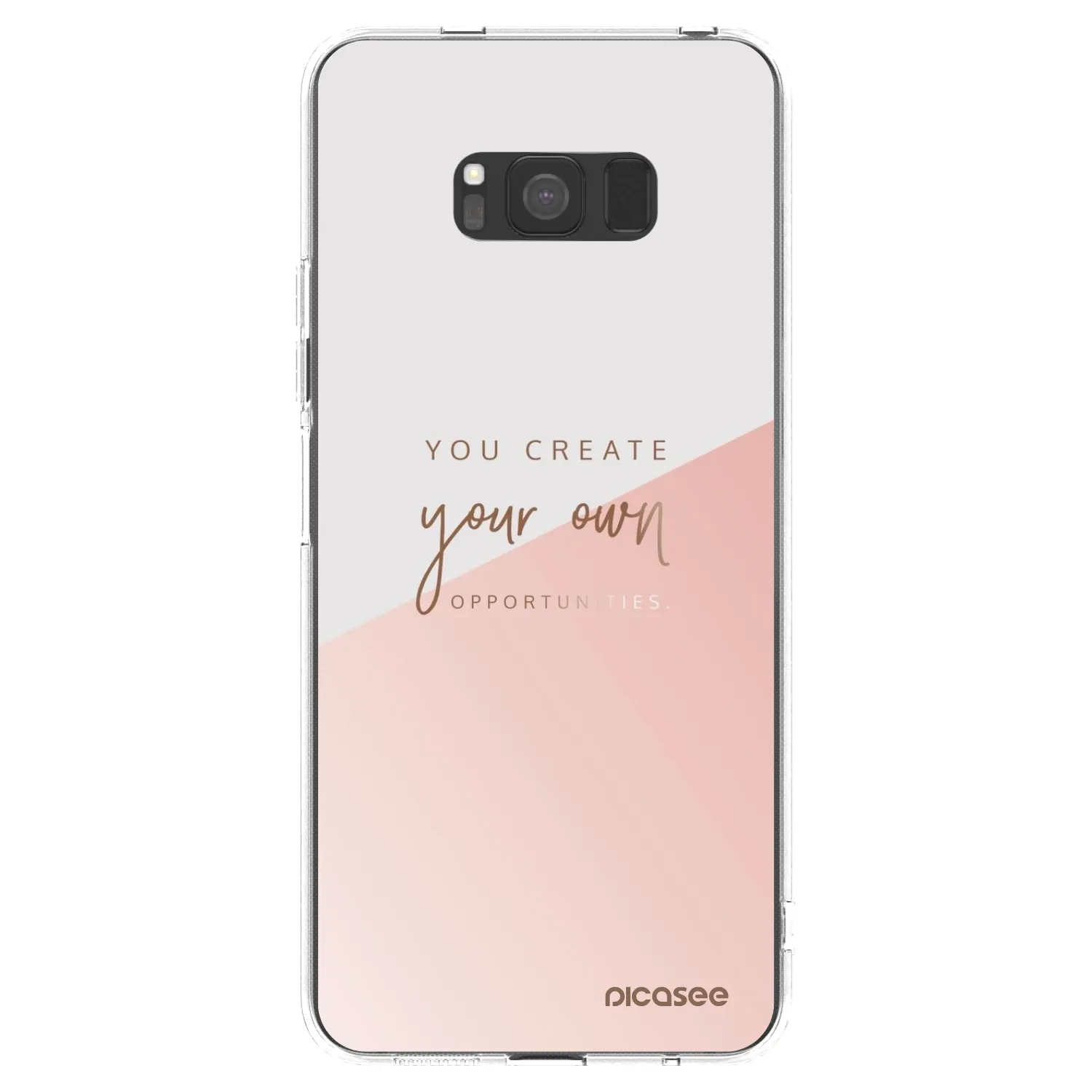 Picasee silikonski prozorni ovitek za Samsung Galaxy S8 G950F - You create your own opportunities