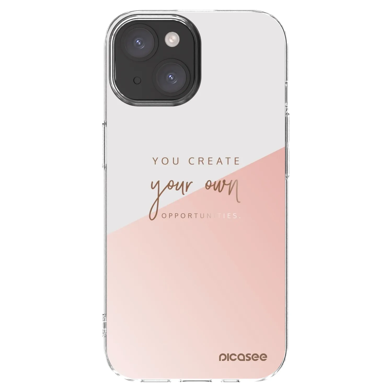 Picasee silikonski prozorni ovitek za Apple iPhone 15 - You create your own opportunities