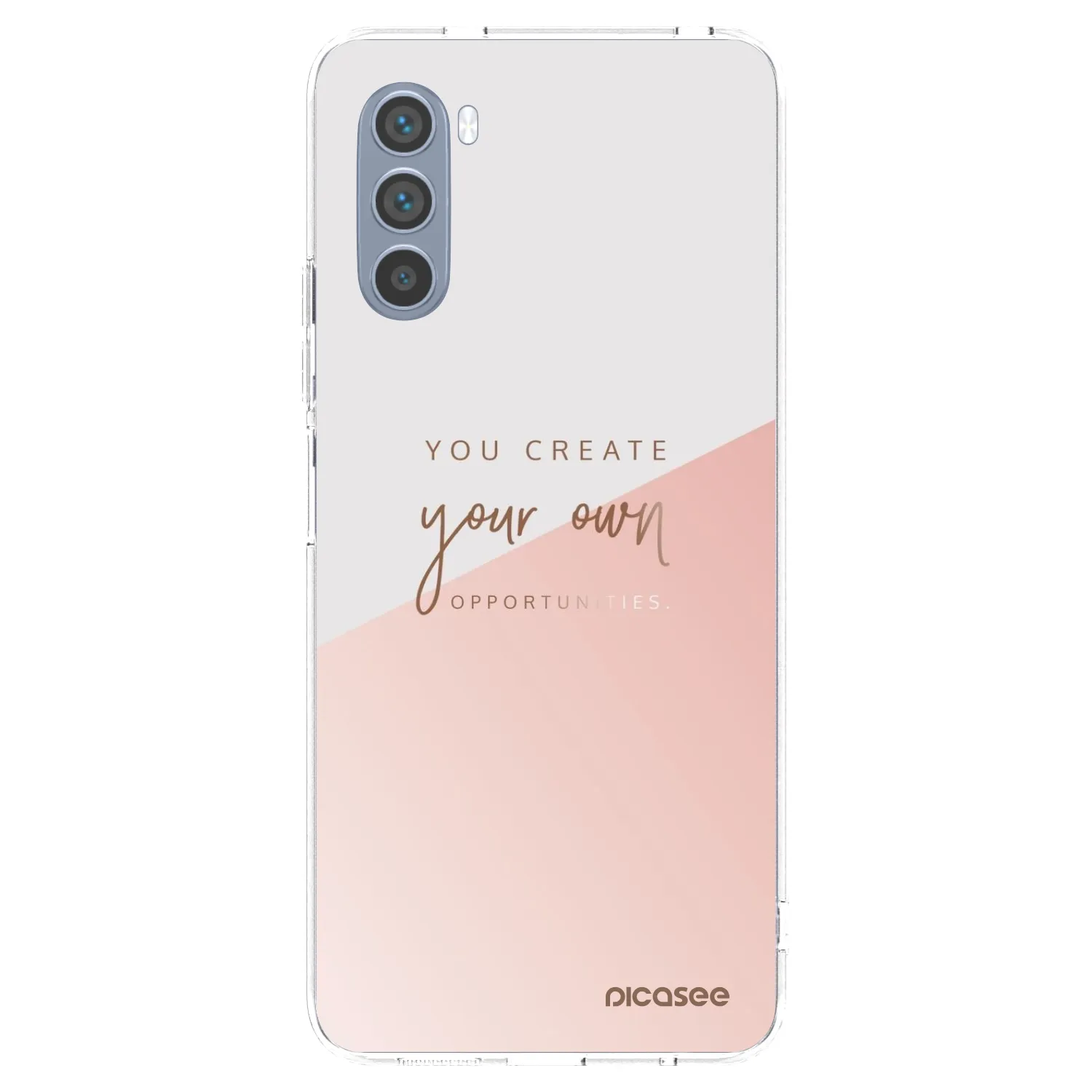 Picasee silikonski prozorni ovitek za Motorola Moto G62 - You create your own opportunities