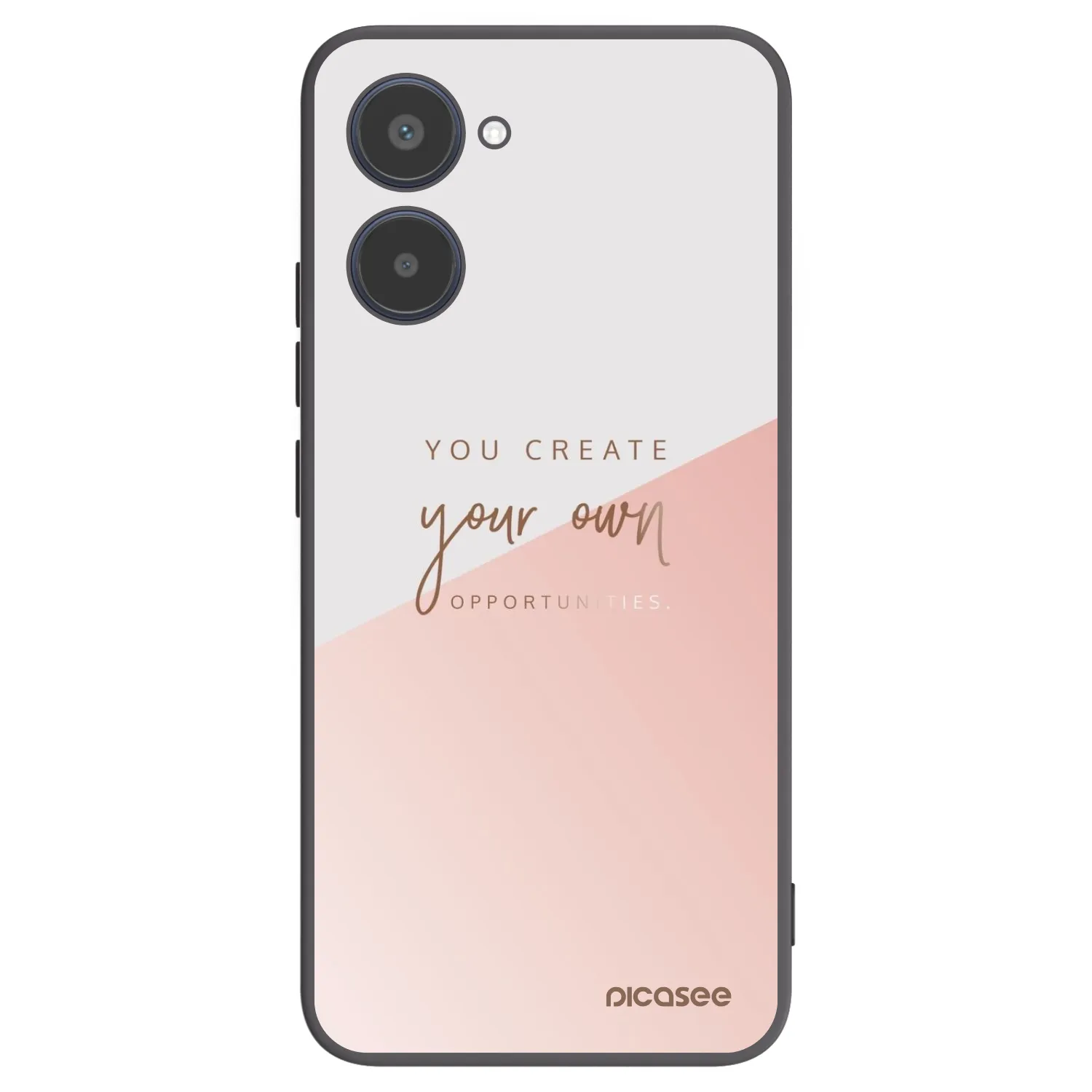 Picasee silikonski črni ovitek za Realme 10 4G - You create your own opportunities