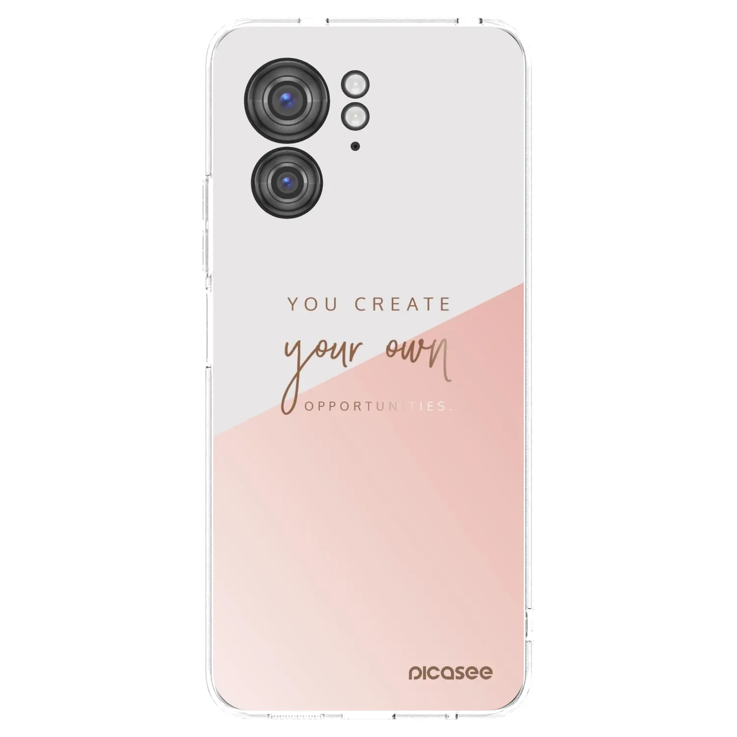 Picasee silikonski prozorni ovitek za Motorola Edge 40 - You create your own opportunities