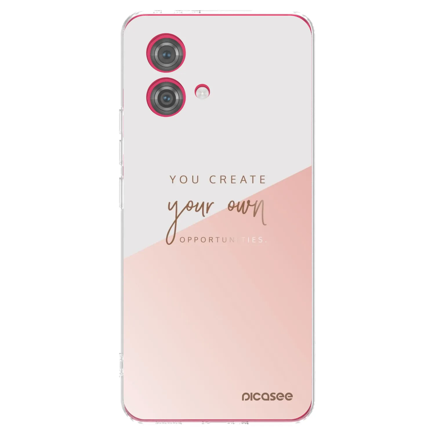 Picasee silikonski prozorni ovitek za Motorola Moto G84 5G - You create your own opportunities