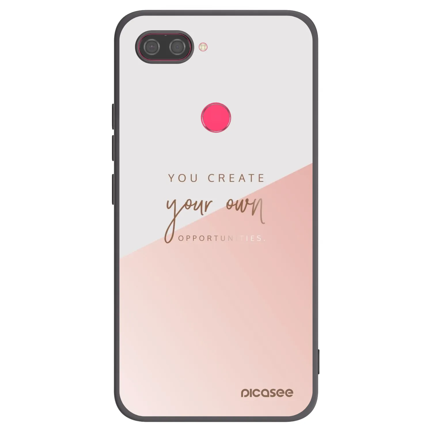 Picasee silikonski črni ovitek za Xiaomi Mi 8 Lite - You create your own opportunities