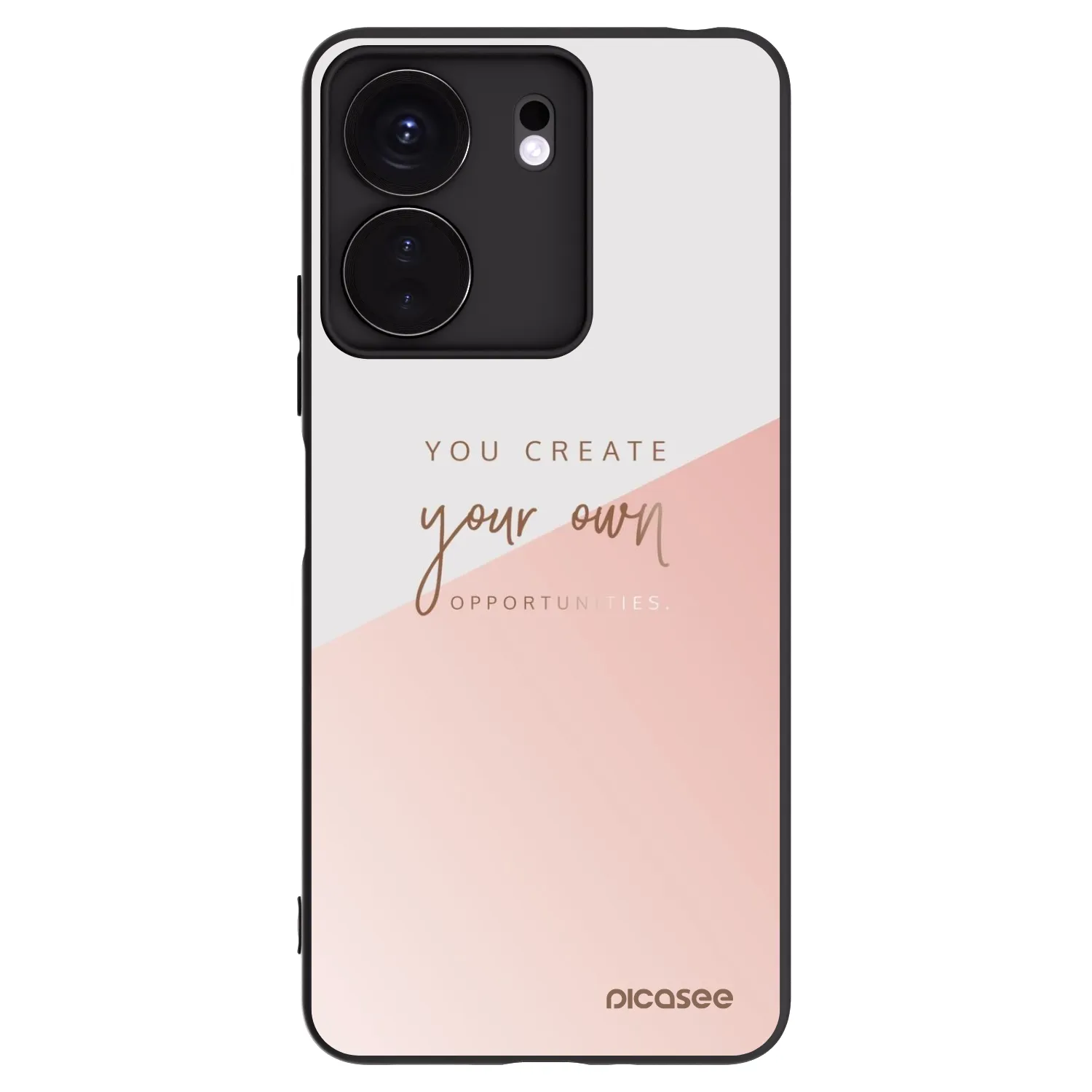 Picasee silikonski črni ovitek za Xiaomi Redmi 13C 4G - You create your own opportunities