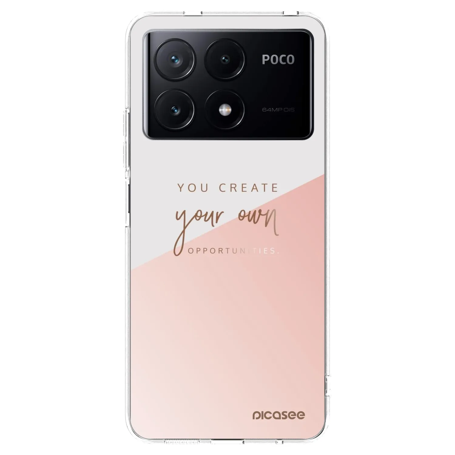 Picasee silikonski prozorni ovitek za Xiaomi Poco X6 Pro - You create your own opportunities