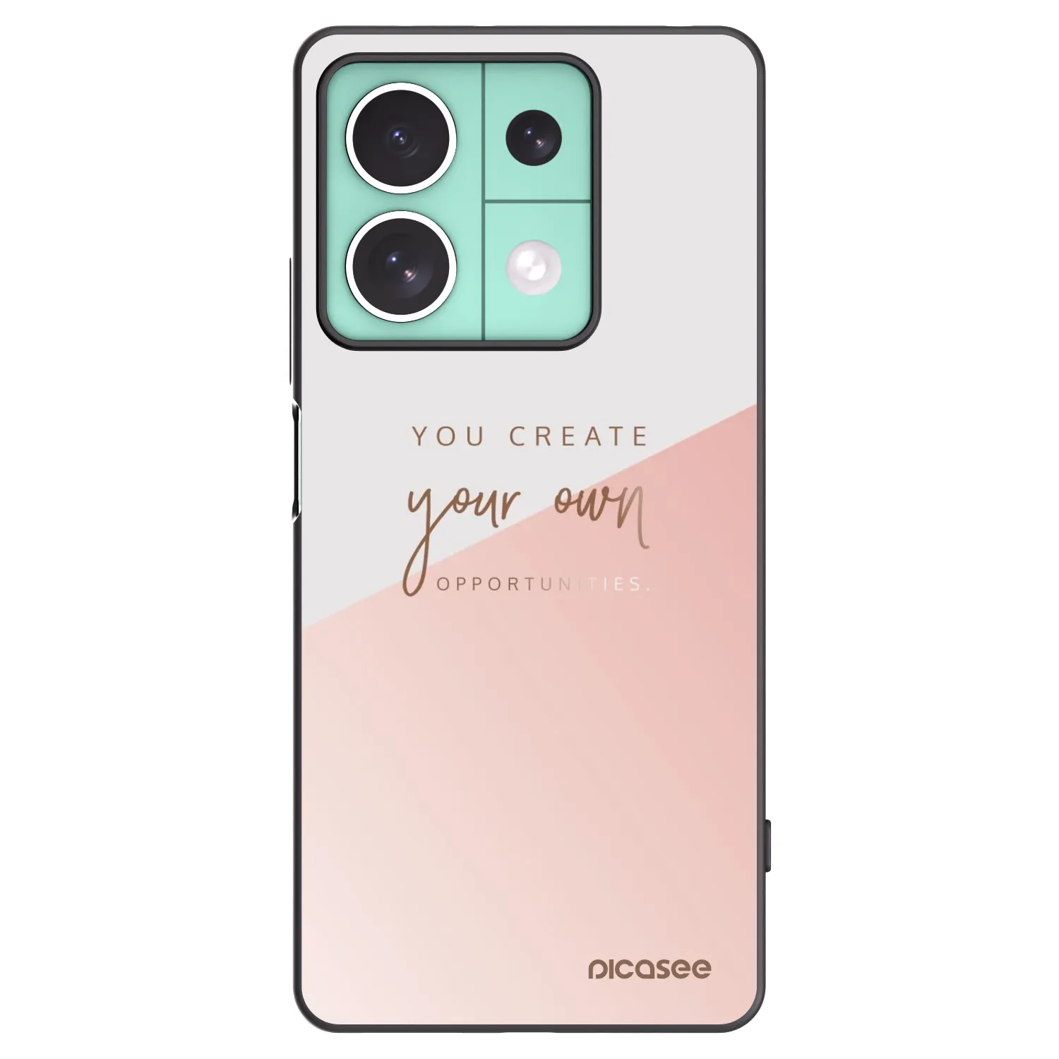 Picasee silikonski črni ovitek za Xiaomi Redmi Note 13 5G - You create your own opportunities