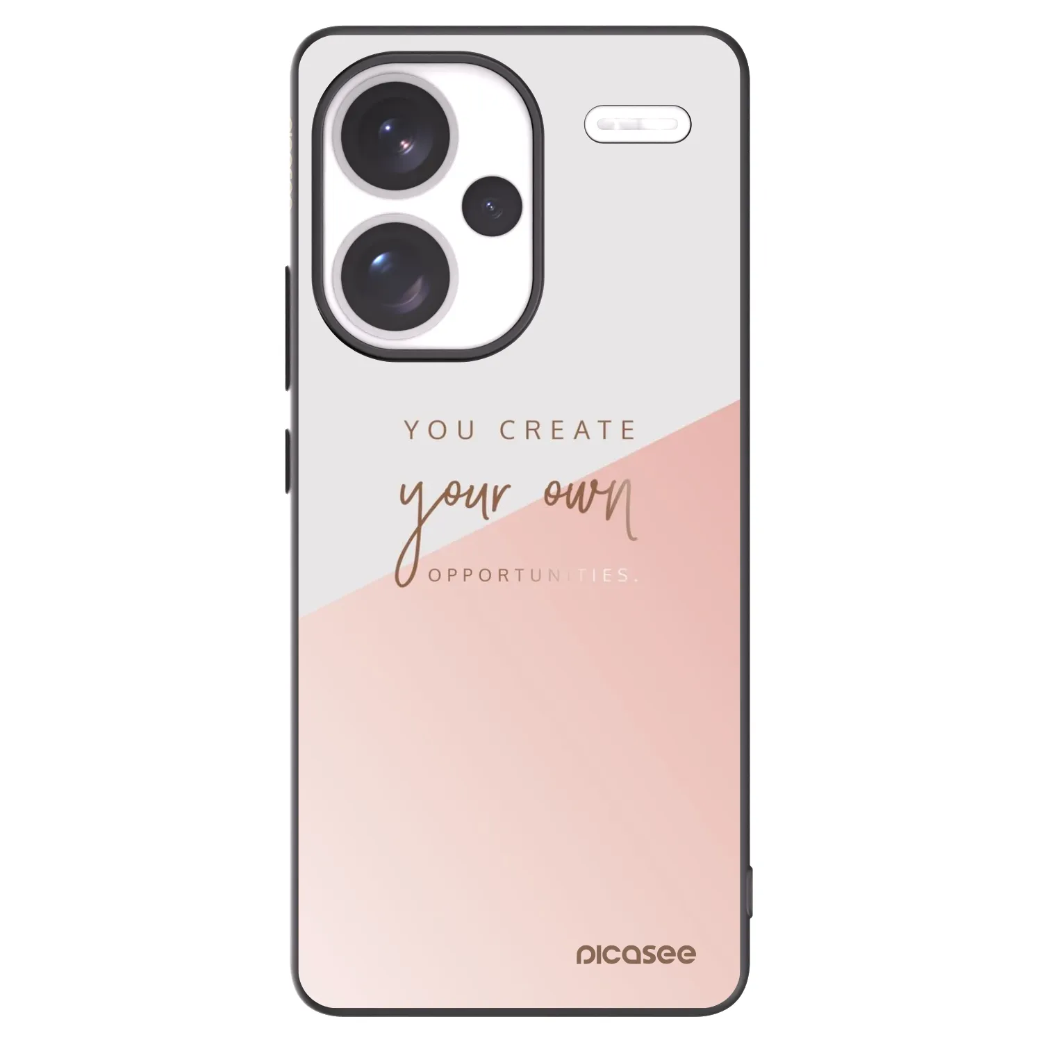 Picasee silikonski črni ovitek za Xiaomi Redmi Note 13 Pro+ 5G - You create your own opportunities