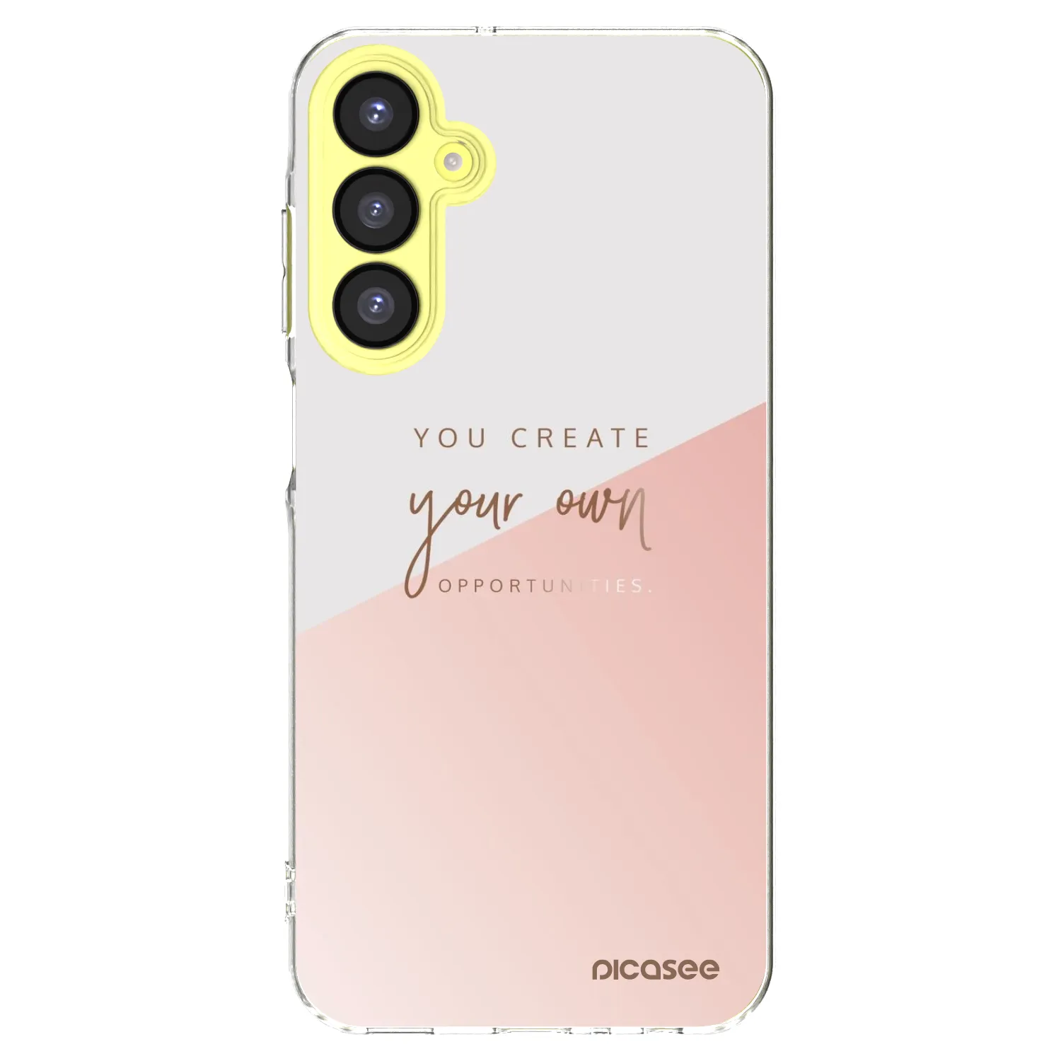 Picasee silikonski prozorni ovitek za Samsung Galaxy A25 A256B 5G - You create your own opportunities