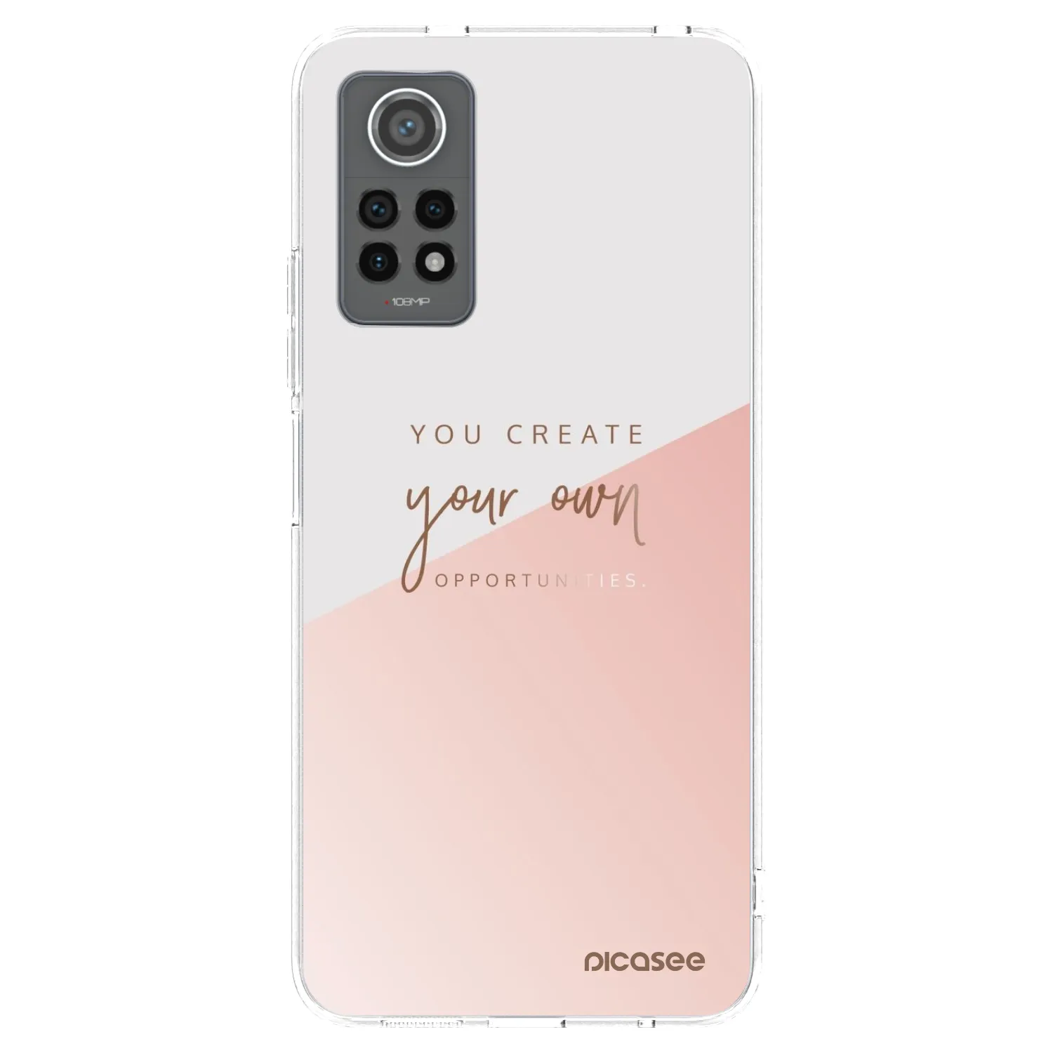 Picasee silikonski prozorni ovitek za Xiaomi Redmi Note 12 Pro 4G - You create your own opportunities