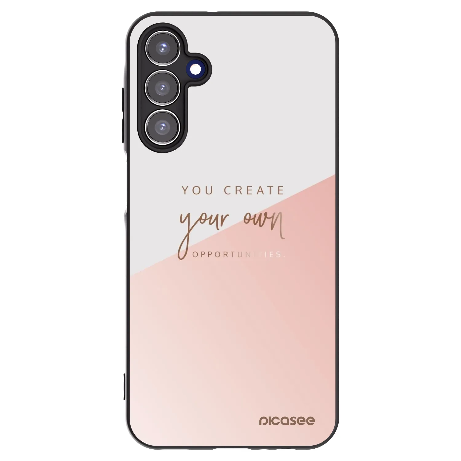 Picasee silikonski črni ovitek za Samsung Galaxy A15 A155F 4G - You create your own opportunities