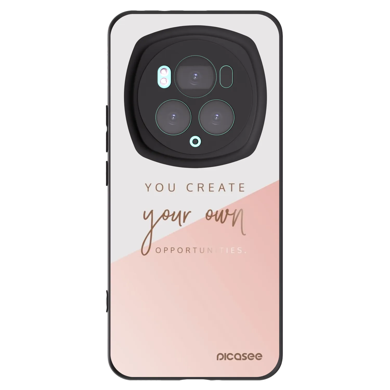 Picasee silikonski črni ovitek za Honor Magic6 Pro - You create your own opportunities