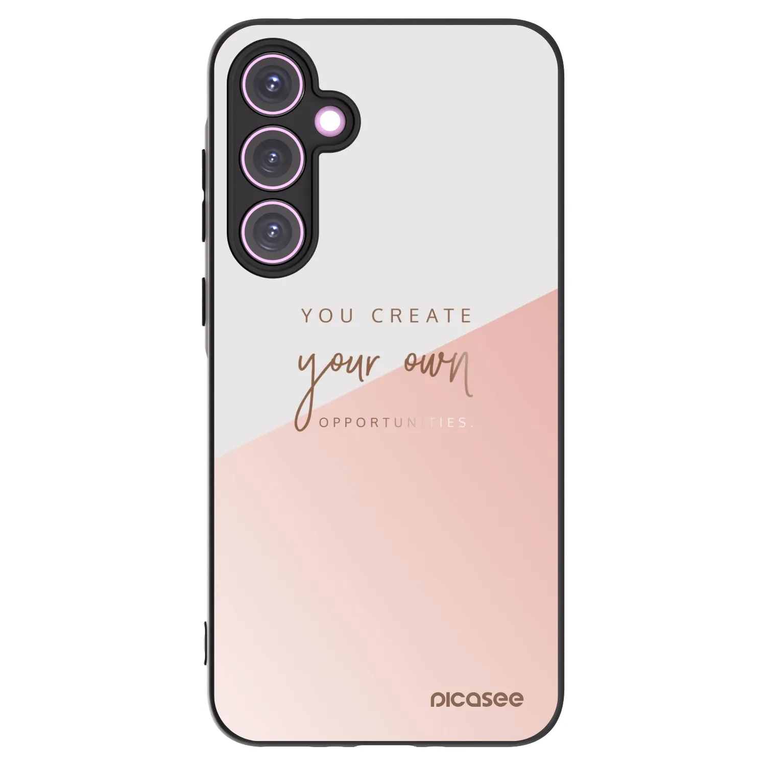 Picasee silikonski črni ovitek za Samsung Galaxy A35 5G A356B - You create your own opportunities