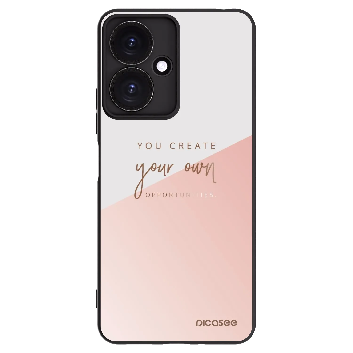Picasee silikonski črni ovitek za Xiaomi Redmi 13C 5G - You create your own opportunities