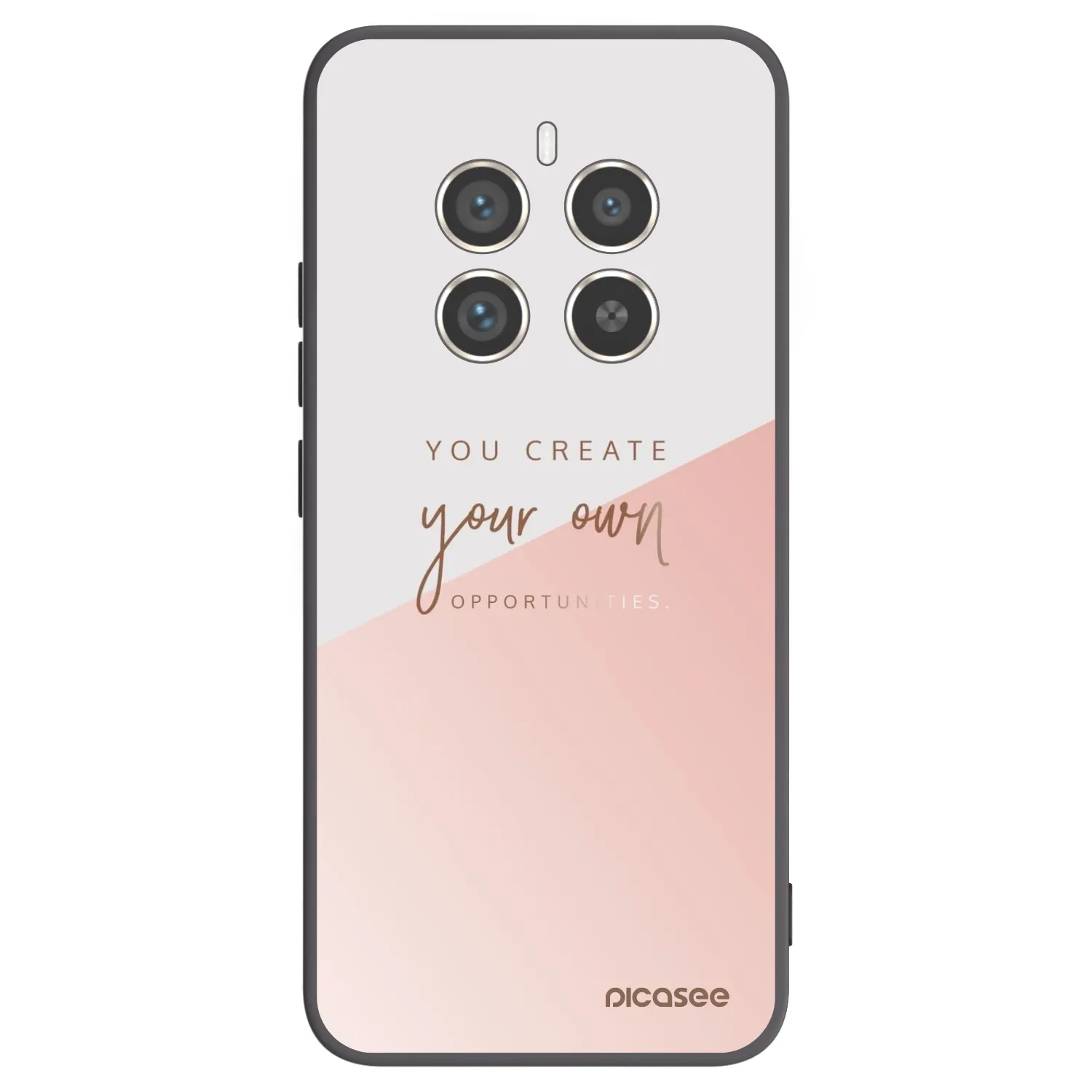 Picasee silikonski črni ovitek za Realme 12 Pro 5G - You create your own opportunities
