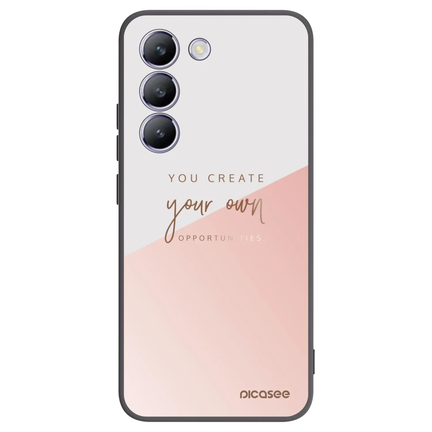 Picasee silikonski črni ovitek za Vivo V40 SE 5G - You create your own opportunities