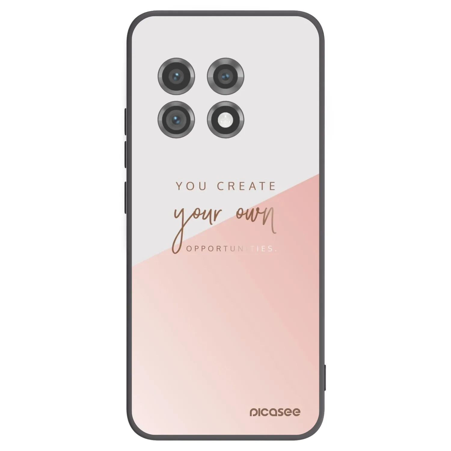 Picasee silikonski črni ovitek za OnePlus 11 5G - You create your own opportunities