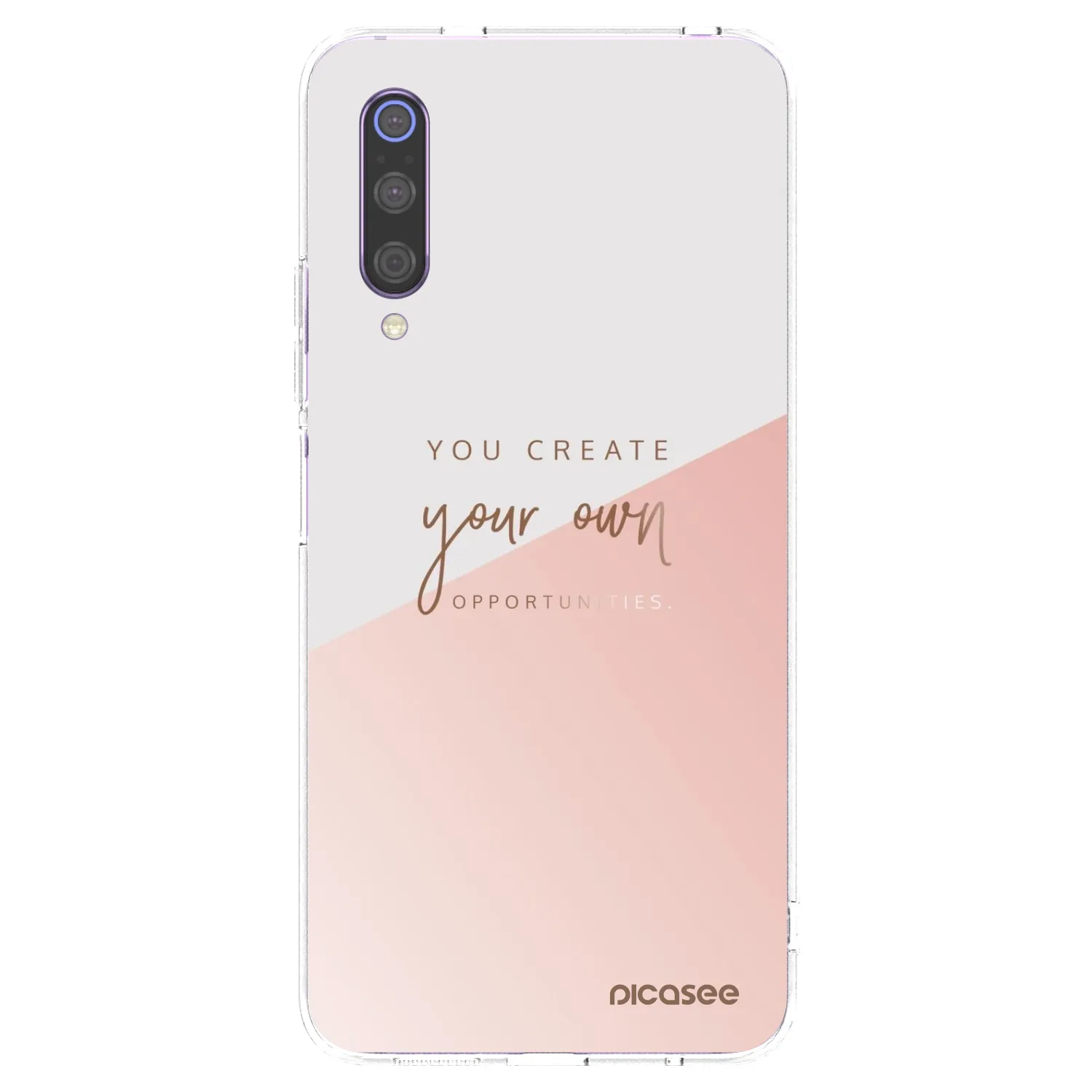 Picasee silikonski prozorni ovitek za Xiaomi Mi 9 - You create your own opportunities