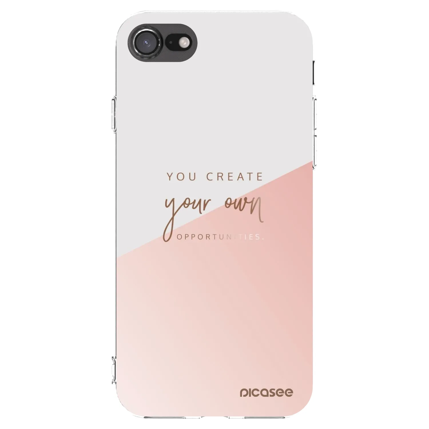 Picasee silikonski prozorni ovitek za Apple iPhone 7 - You create your own opportunities