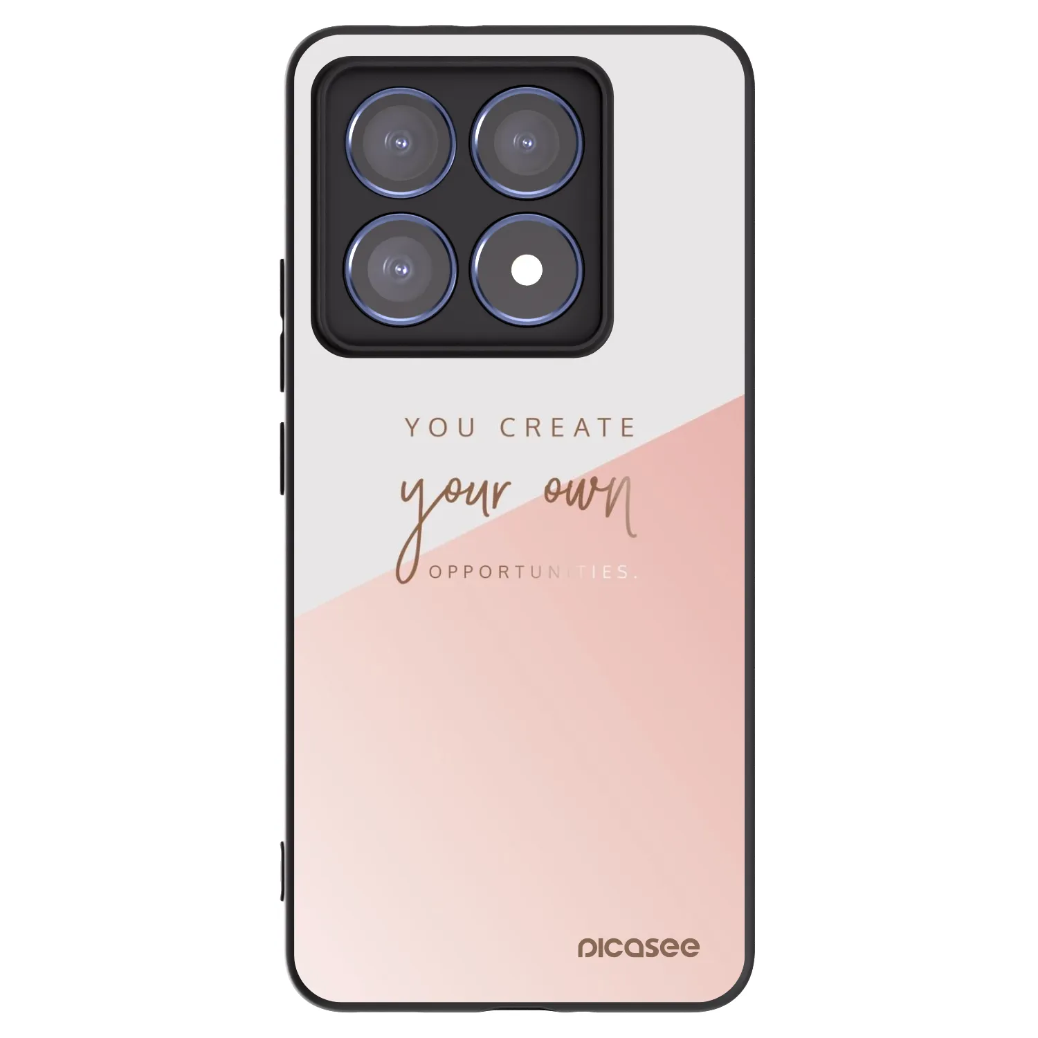 Picasee silikonski črni ovitek za Xiaomi 14T Pro - You create your own opportunities
