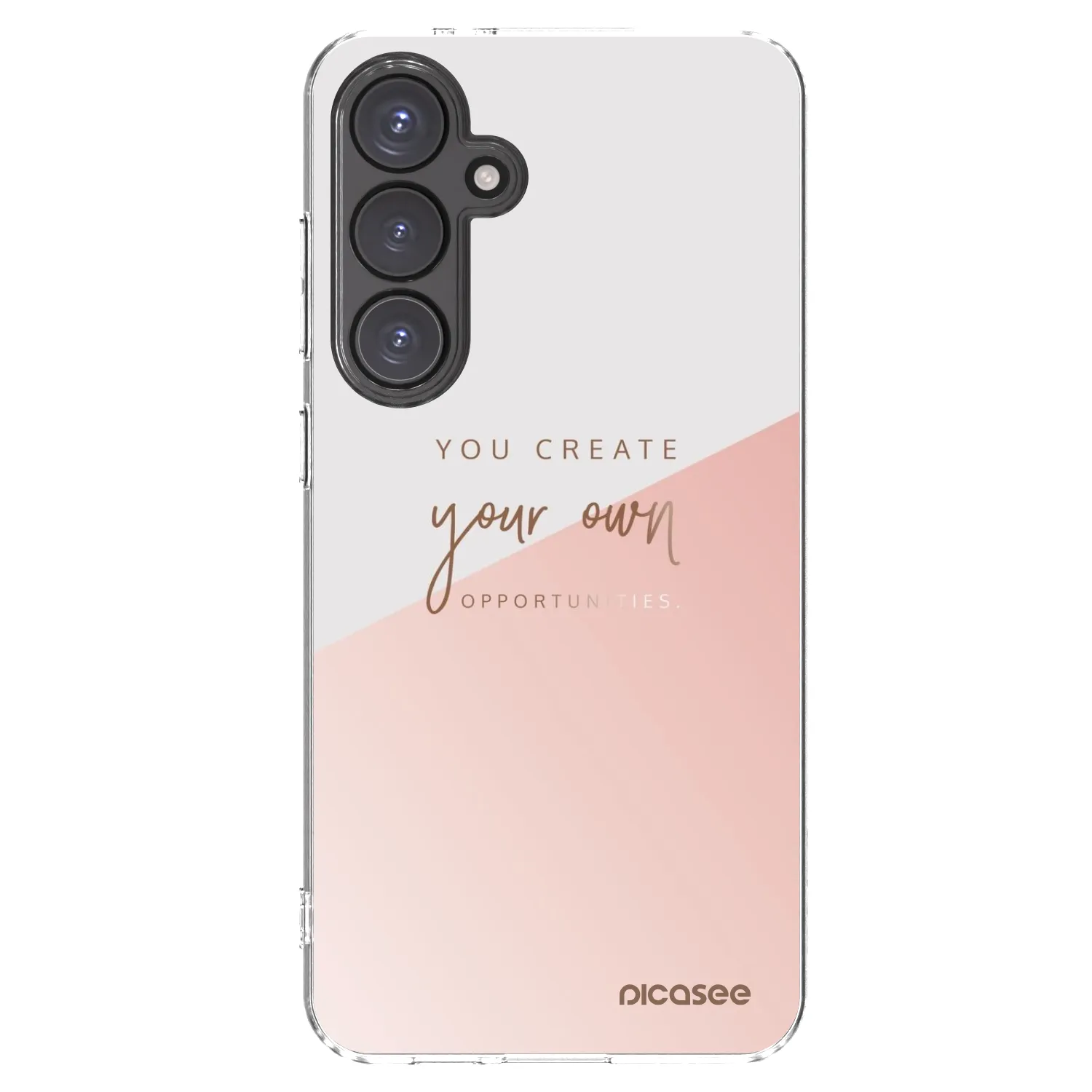 Picasee silikonski prozorni ovitek za Samsung Galaxy S24 FE S721B - You create your own opportunities