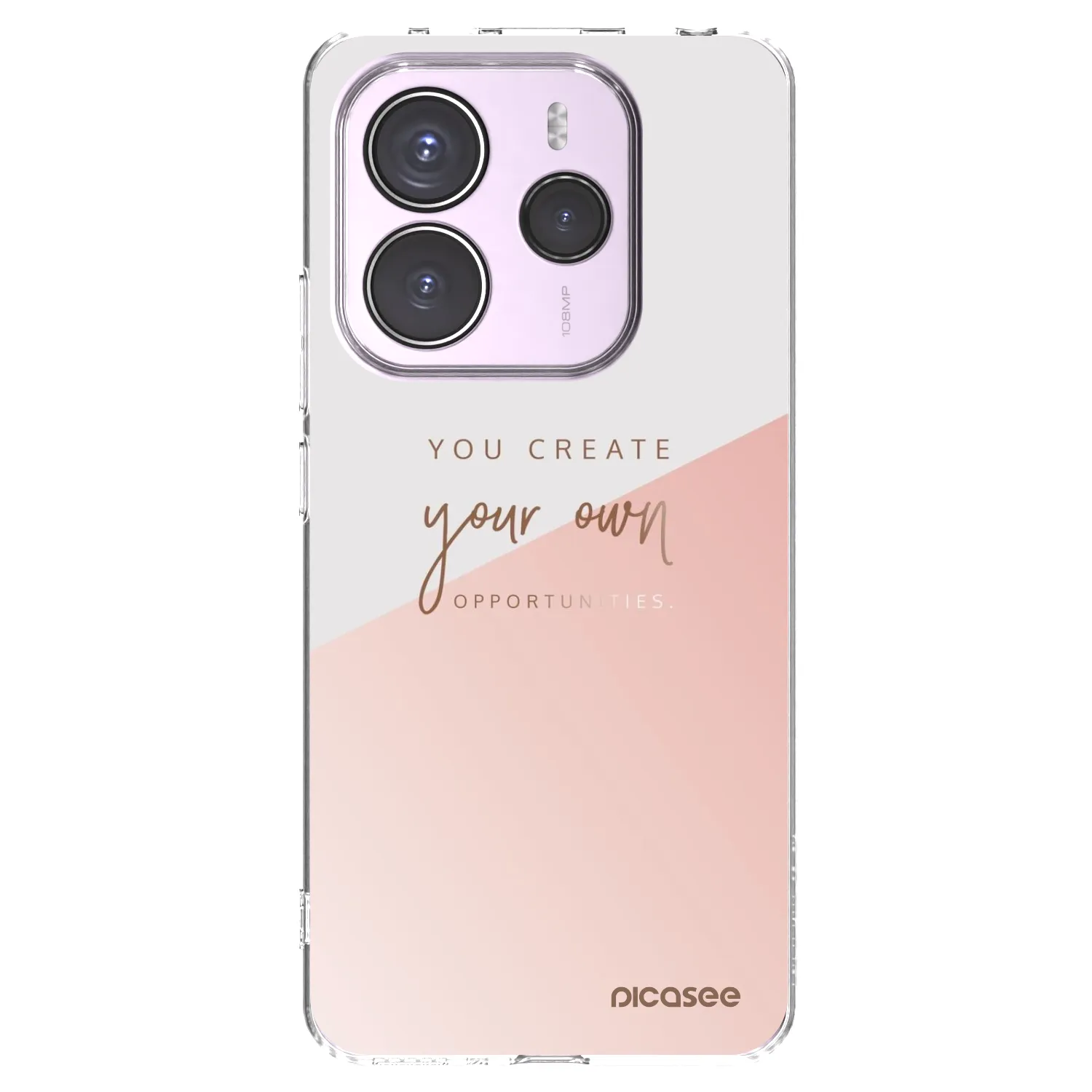 Picasee silikonski prozorni ovitek za Xiaomi Redmi Note 14 5G - You create your own opportunities