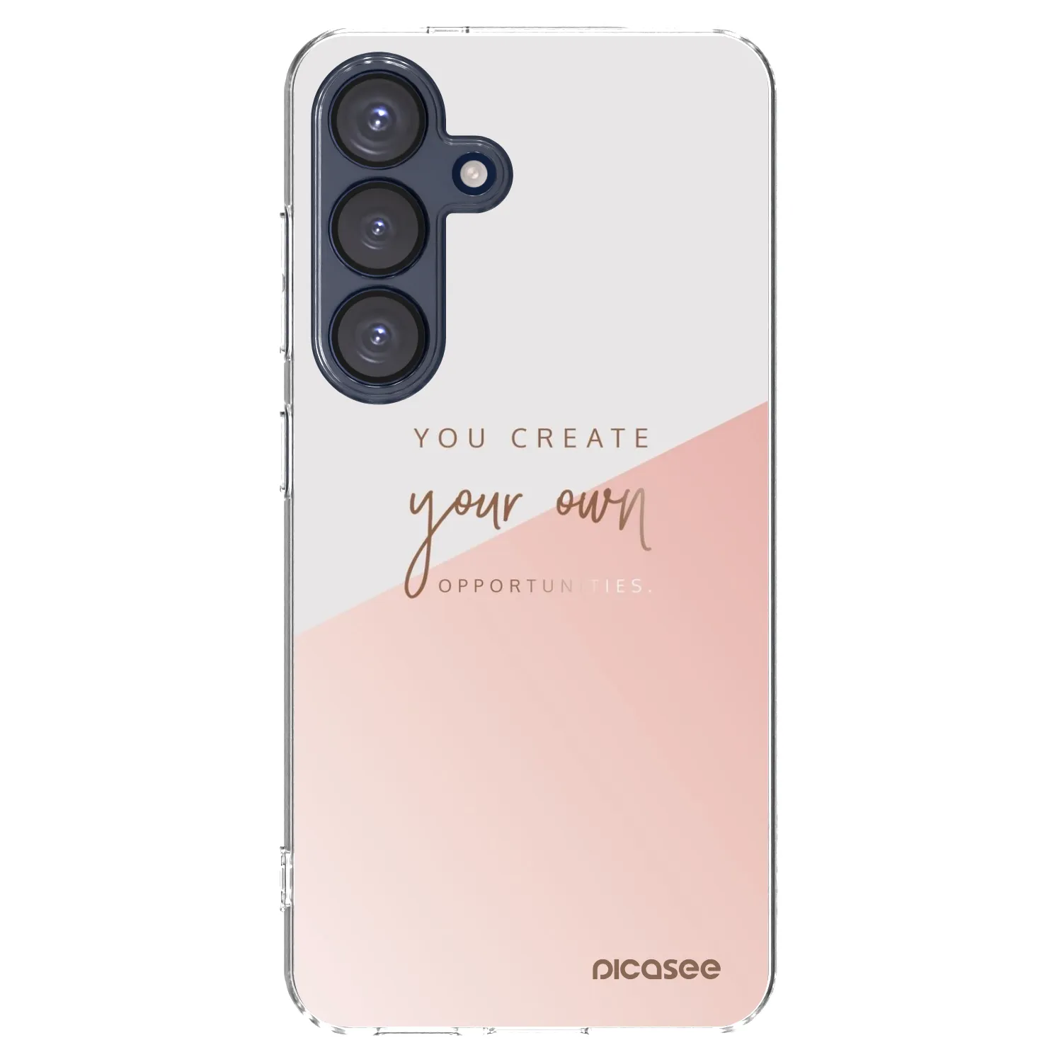 Picasee silikonski prozorni ovitek za Samsung Galaxy S25 5G - You create your own opportunities