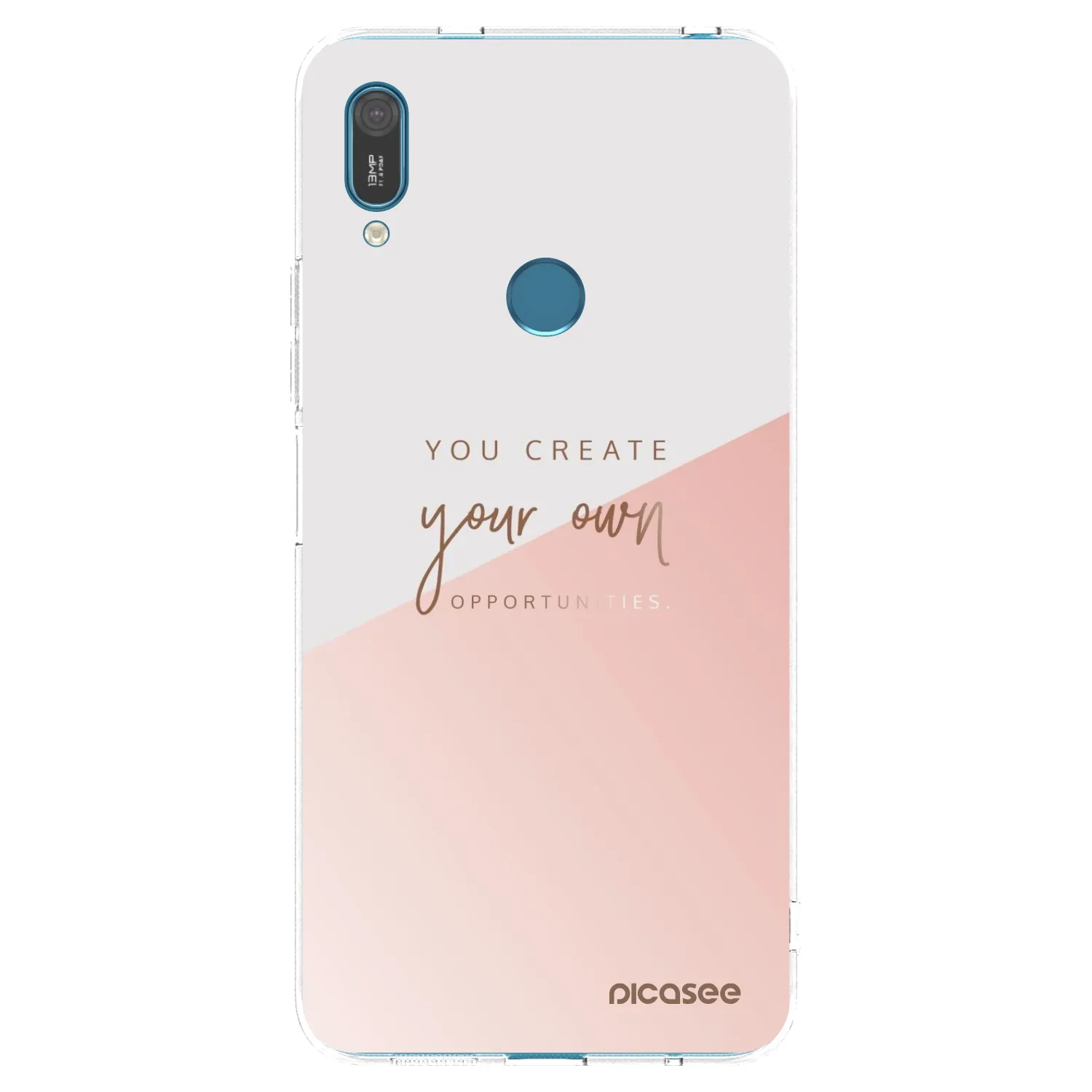 Picasee silikonski prozorni ovitek za Huawei Y7 2019 - You create your own opportunities