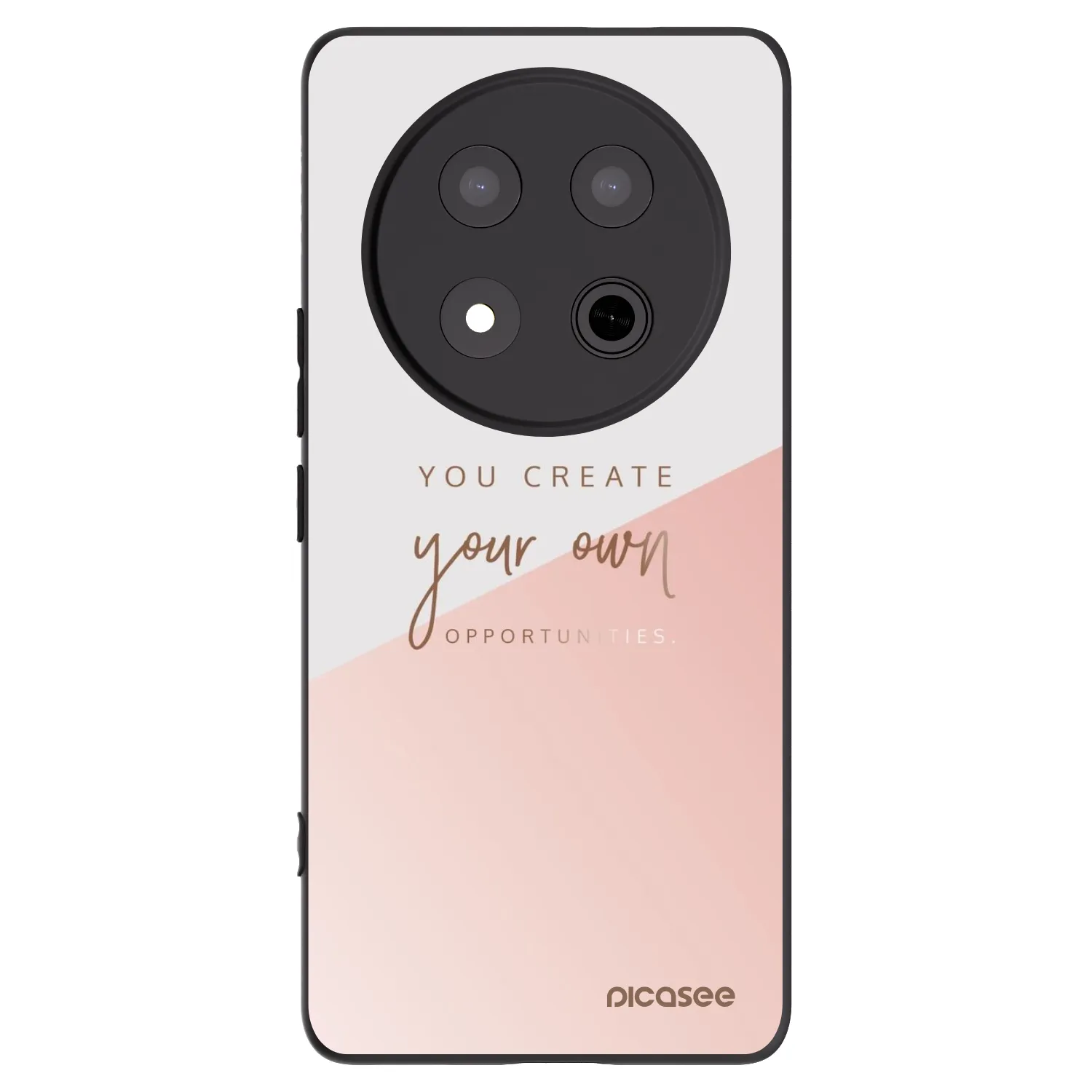 Picasee silikonski črni ovitek za Honor Magic7 Lite 5G - You create your own opportunities