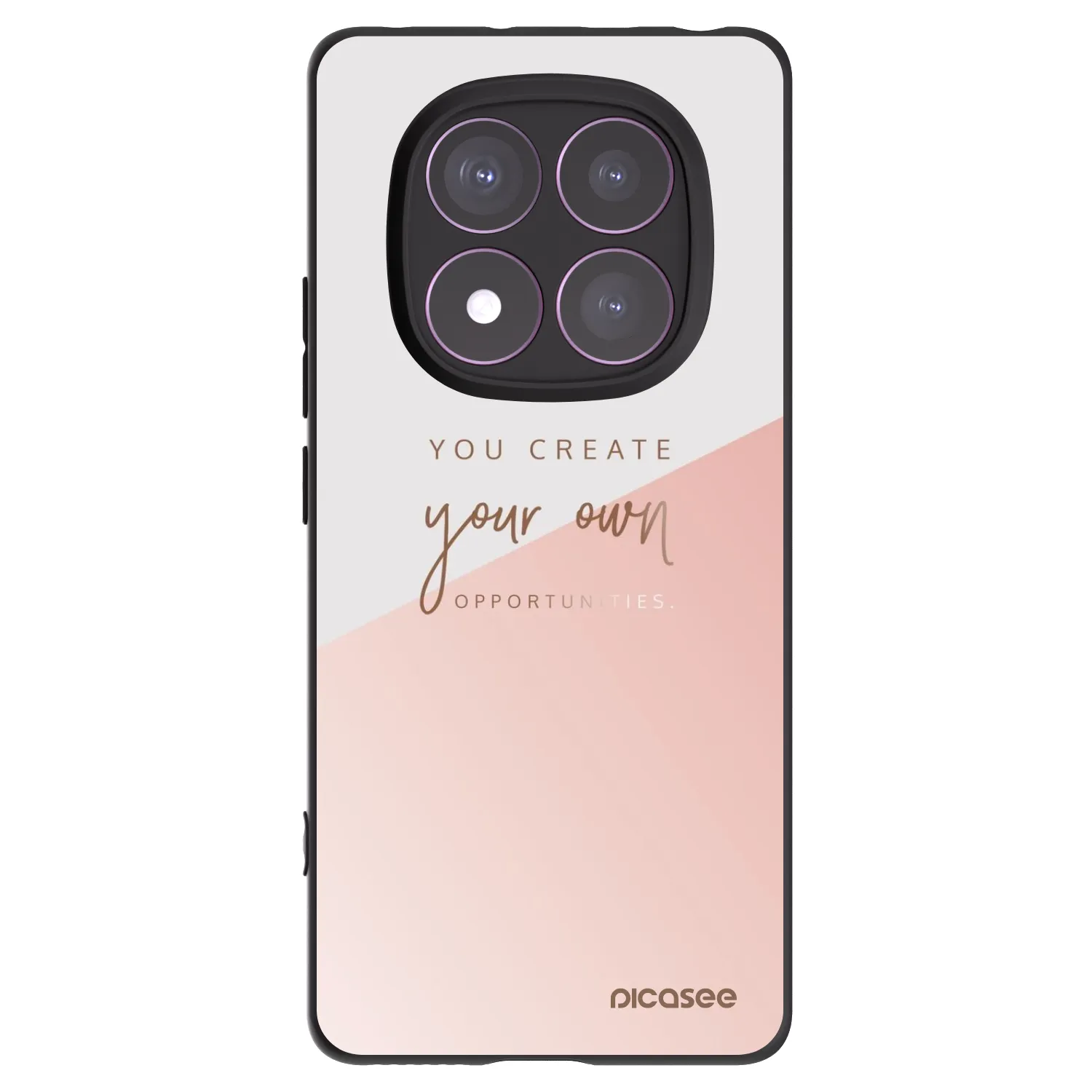Picasee silikonski črni ovitek za Xiaomi Redmi Note 14 Pro 4G - You create your own opportunities