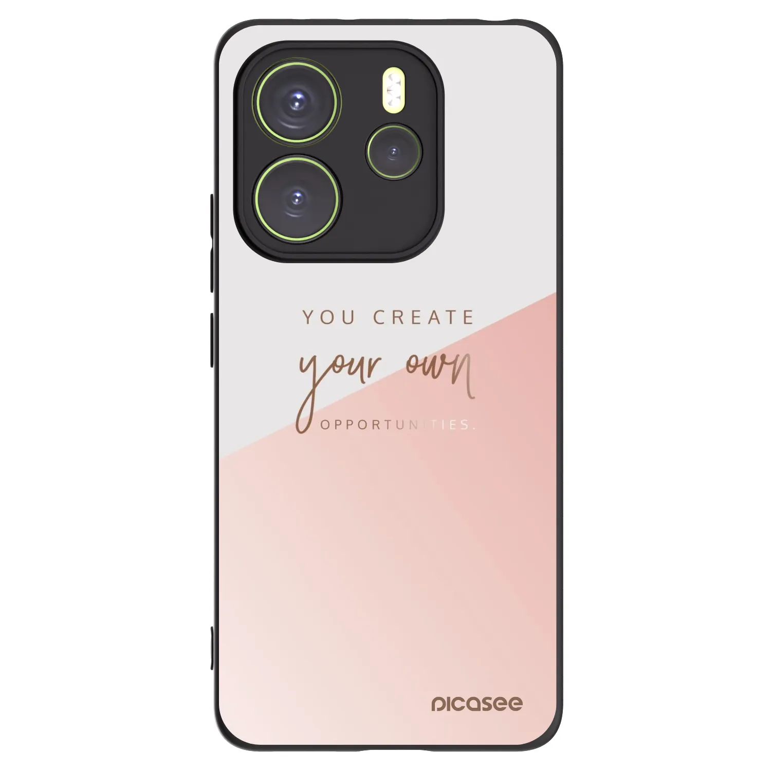 Picasee silikonski črni ovitek za Xiaomi Redmi Note 14 4G - You create your own opportunities