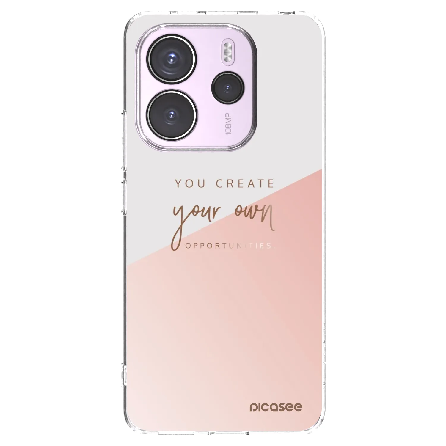 Picasee silikonski prozorni ovitek za Xiaomi Redmi Note 14 4G - You create your own opportunities