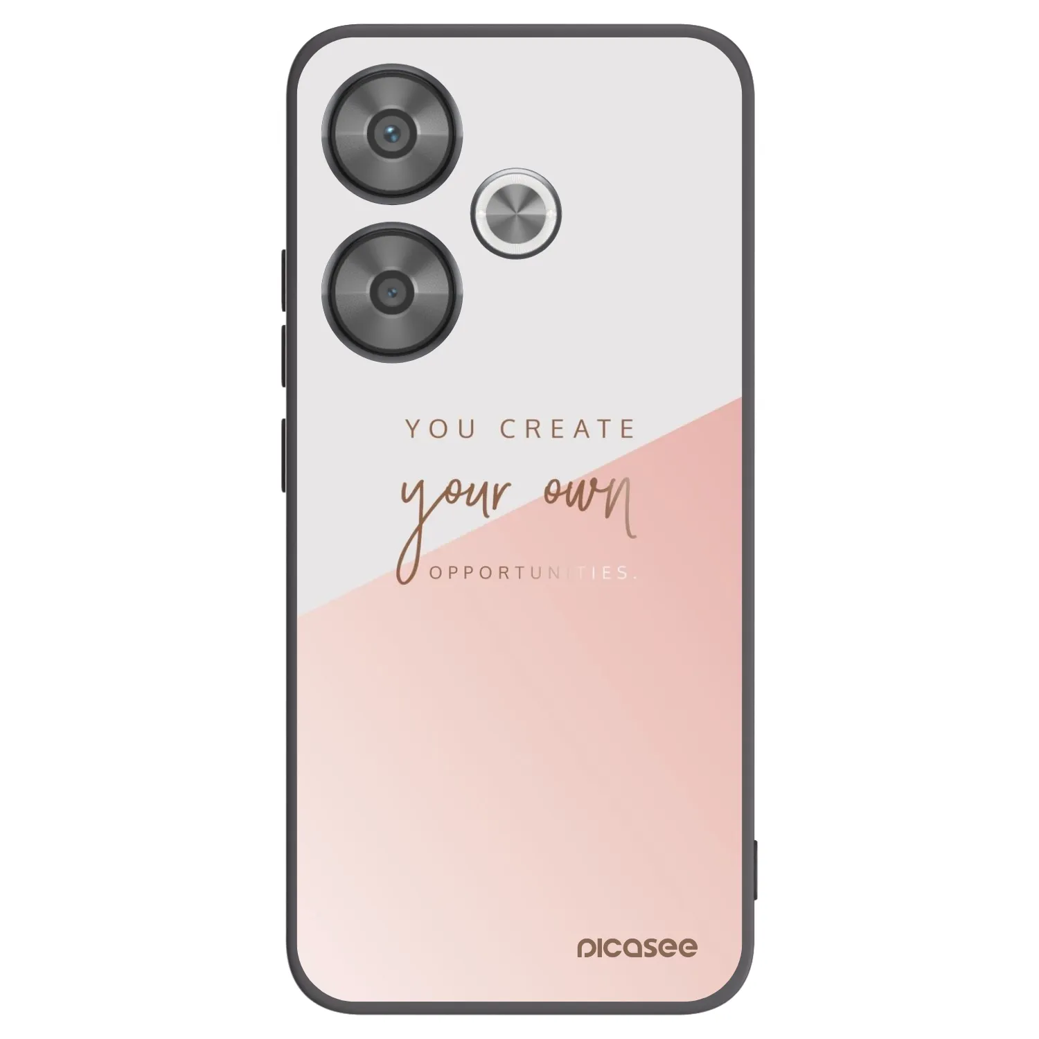 Picasee silikonski črni ovitek za Xiaomi Poco F6 - You create your own opportunities