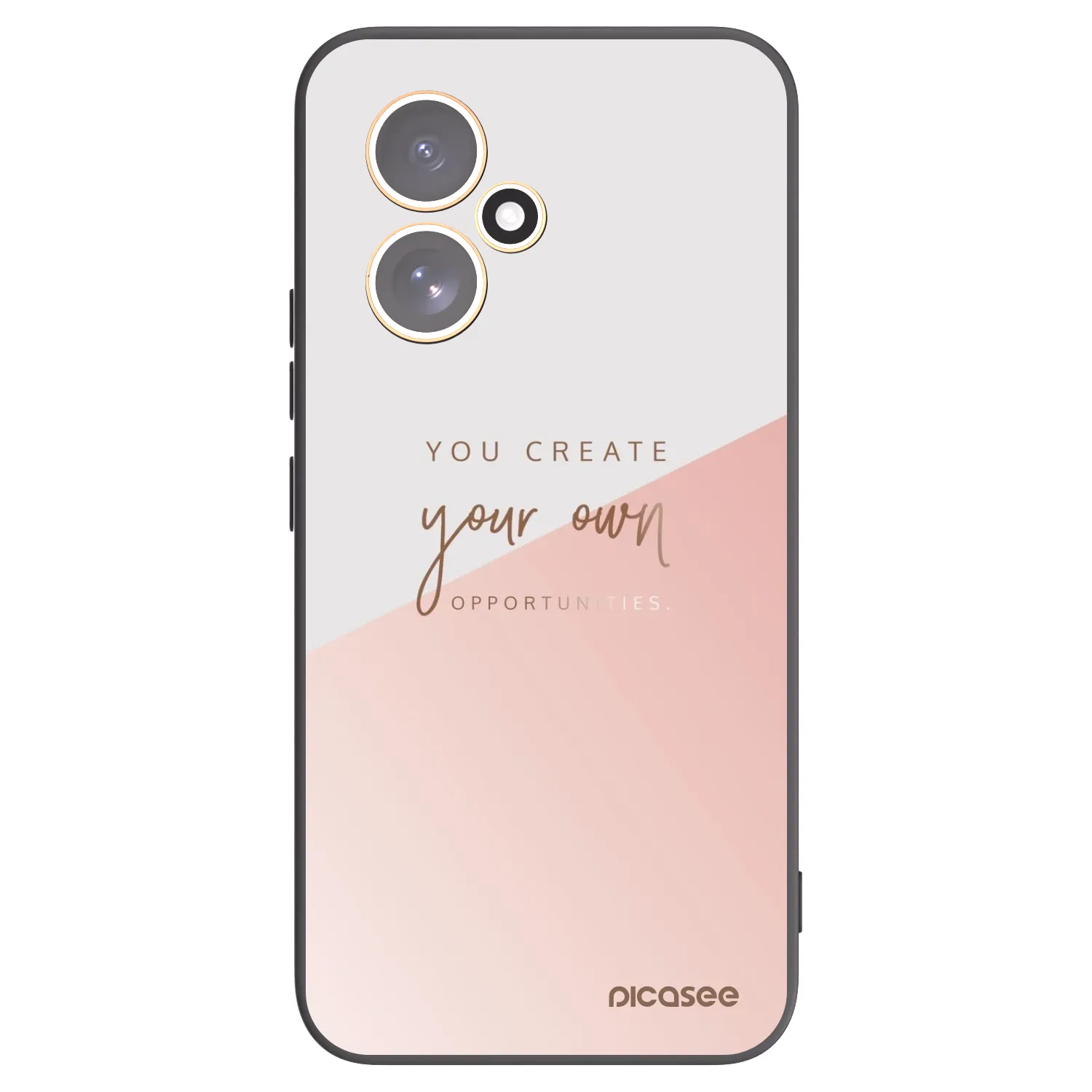 Picasee silikonski črni ovitek za Honor 400 5G - You create your own opportunities