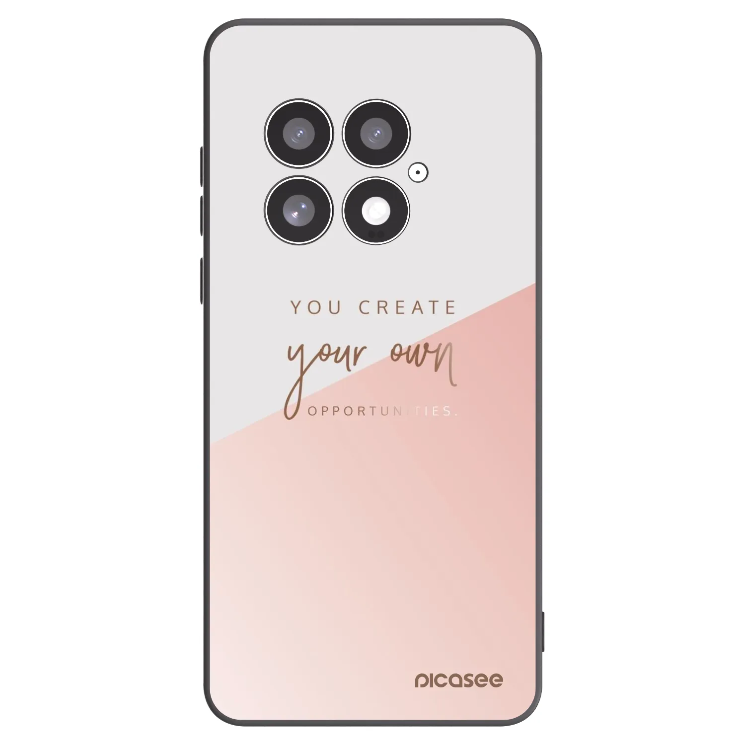 Picasee silikonski črni ovitek za OnePlus 13 5G - You create your own opportunities